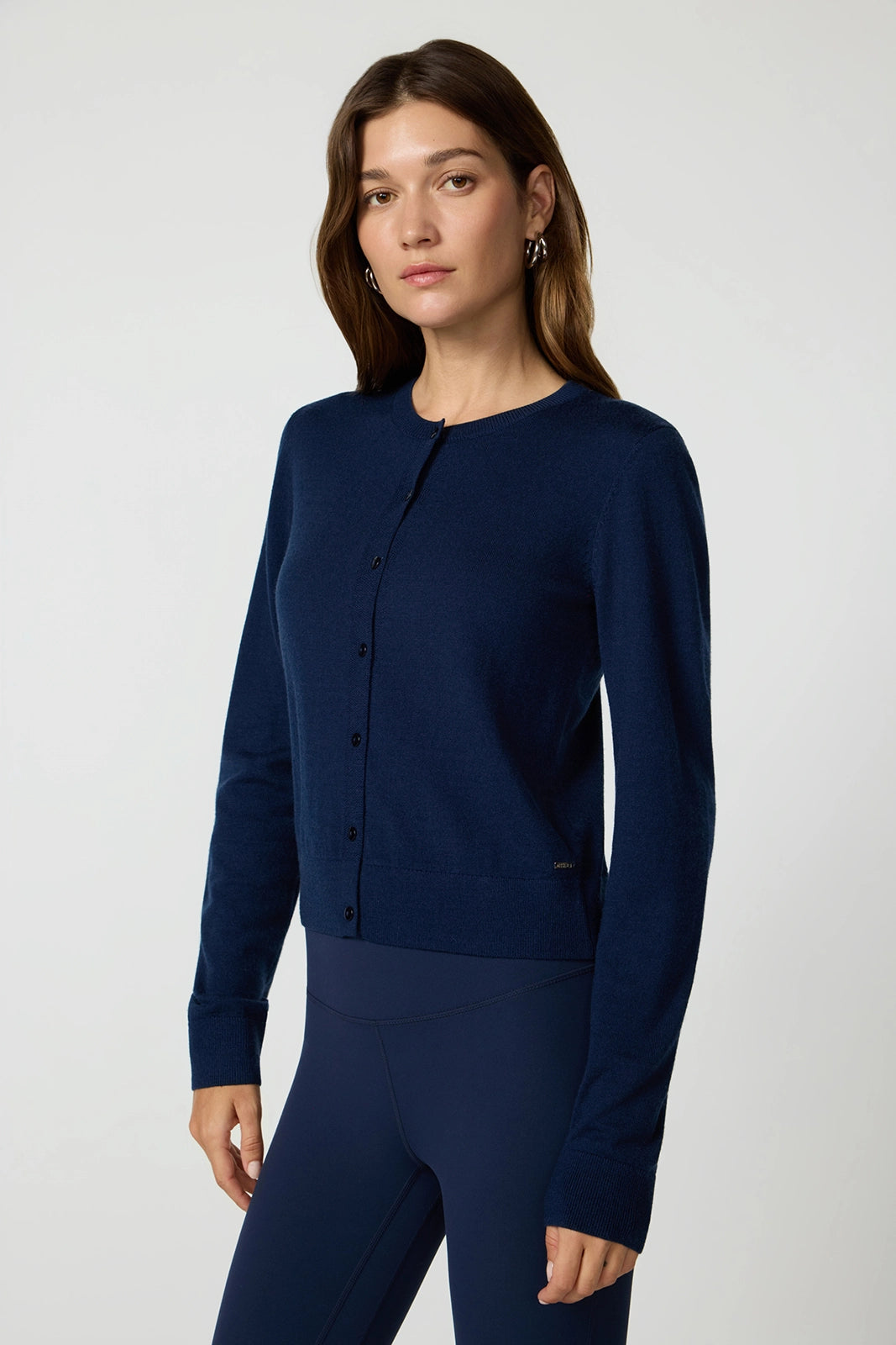 Merino Cardigan - Navy Blazer