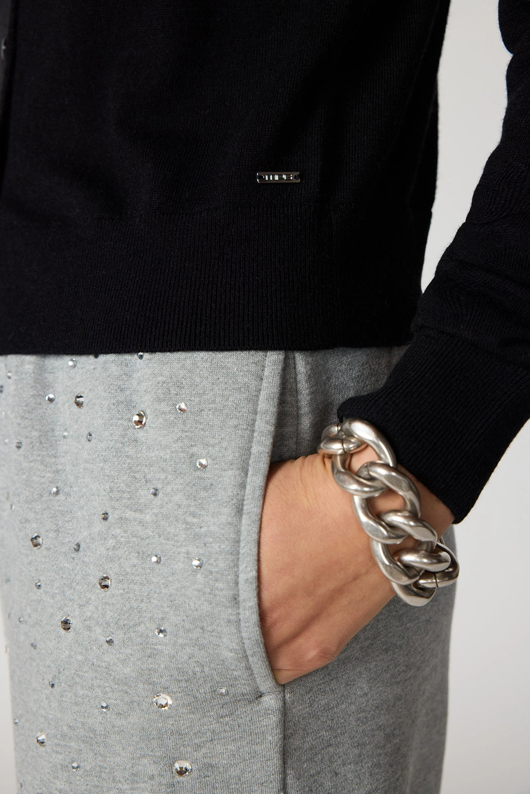 Merino Cardigan - Black
