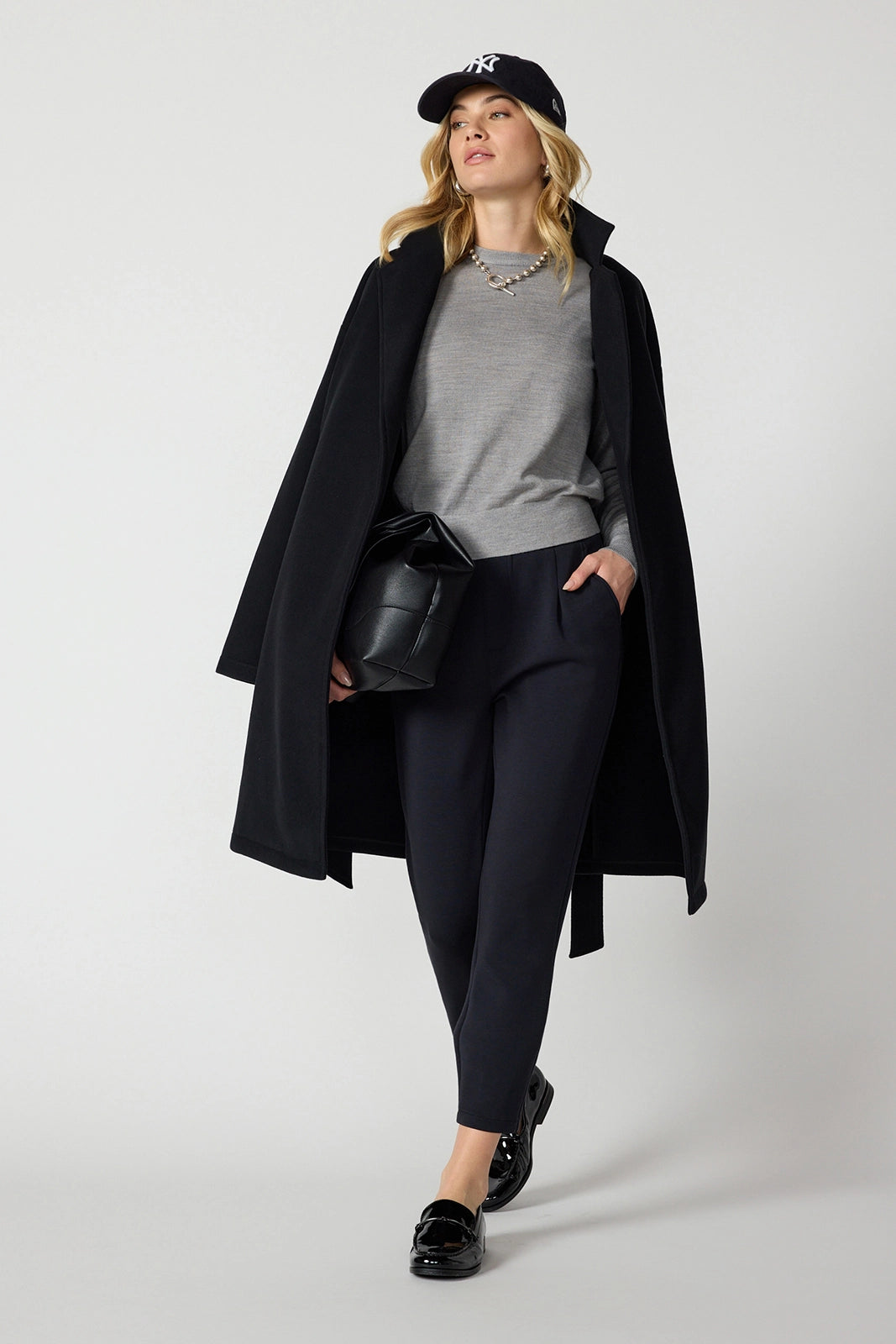 Merino Crew Neck - Htr Steel Grey