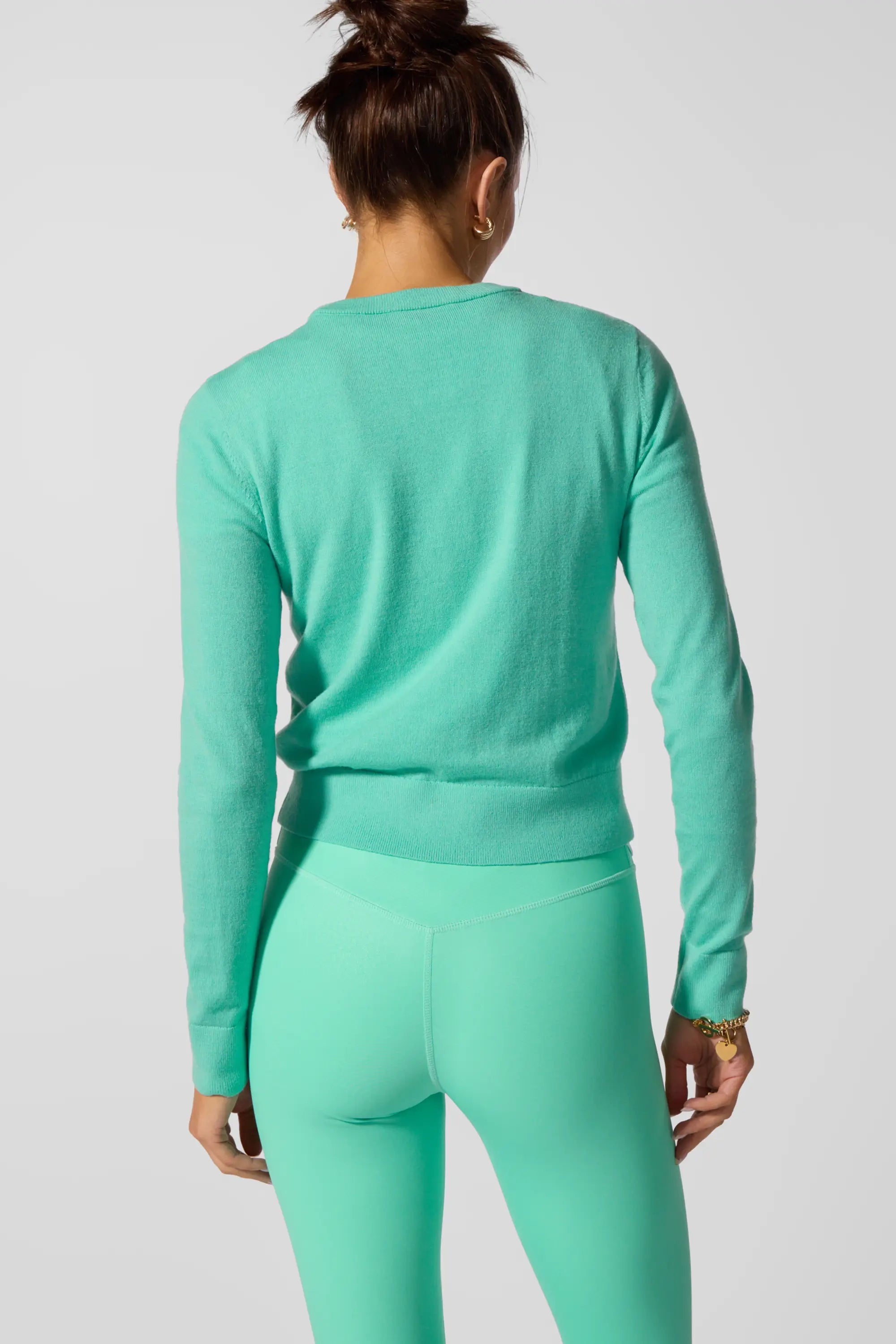 Merino Crew Neck - Biscay Green