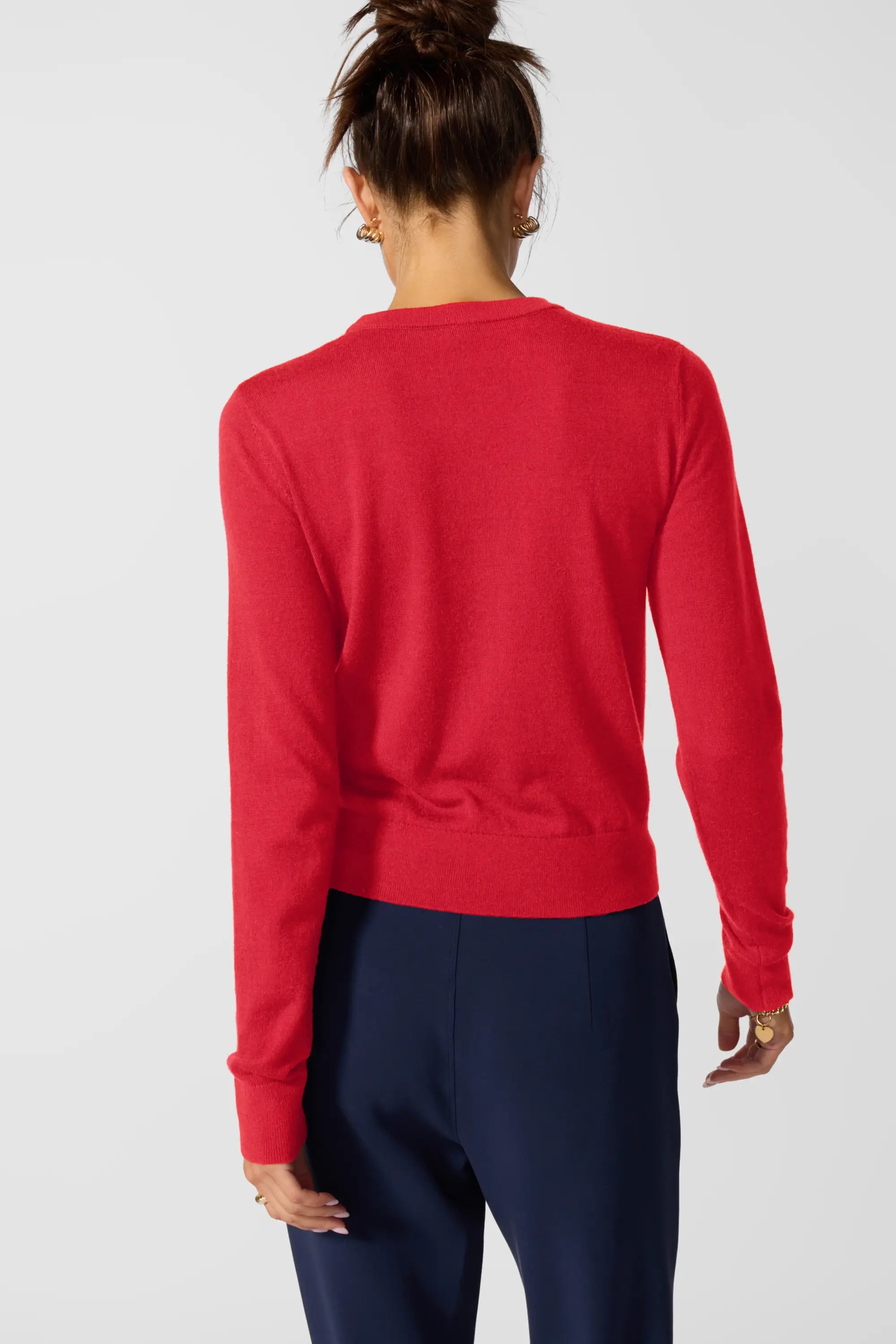 Merino Crew Neck - Puree de tomate