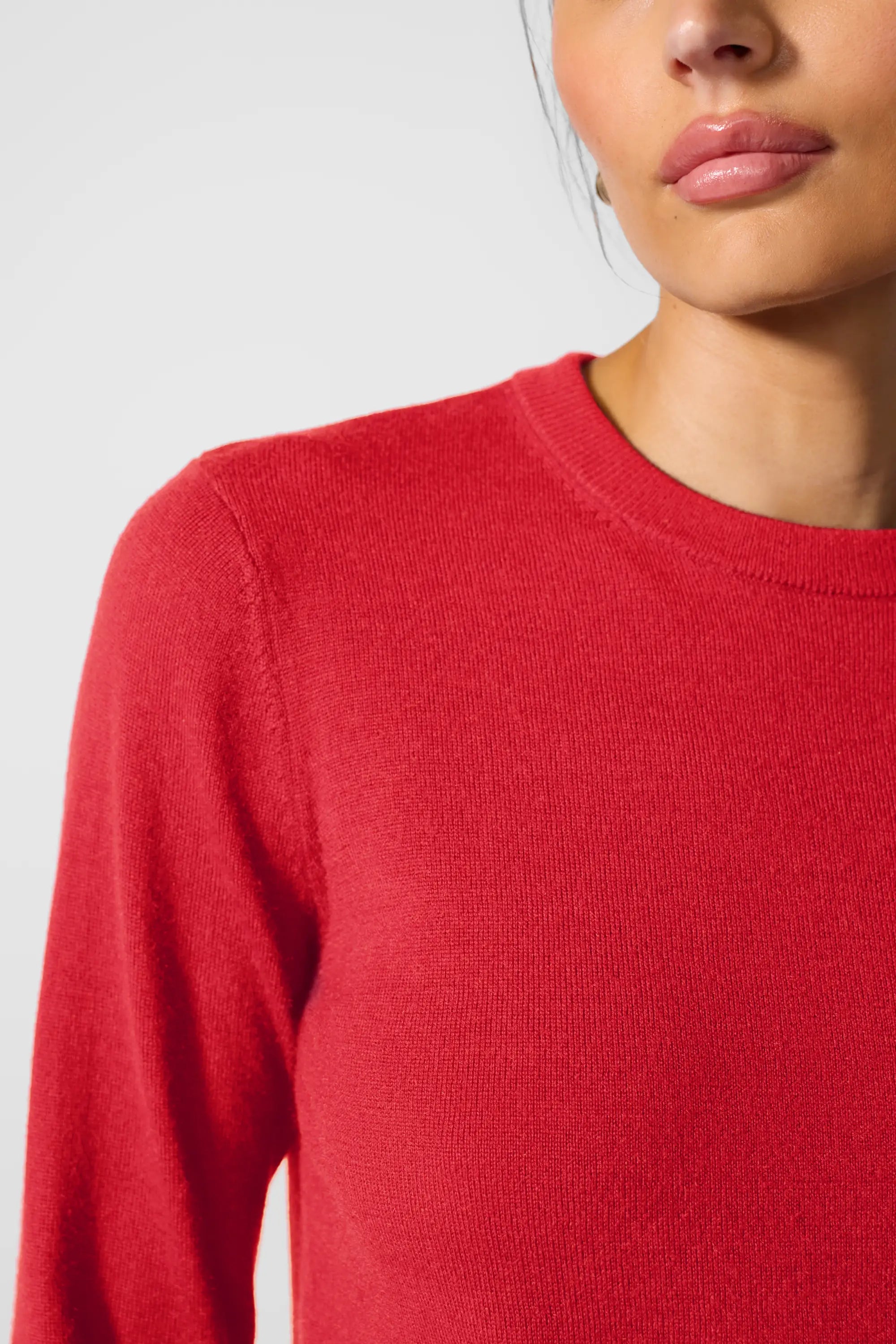 Merino Crew Neck - Puree de tomate