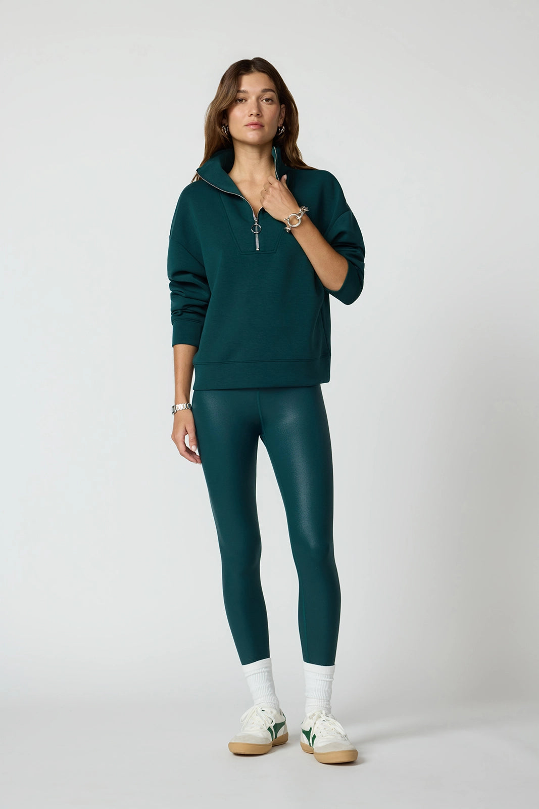 Dreamweave Long Sleeve Quarter Zip - Ponderosa Pine
