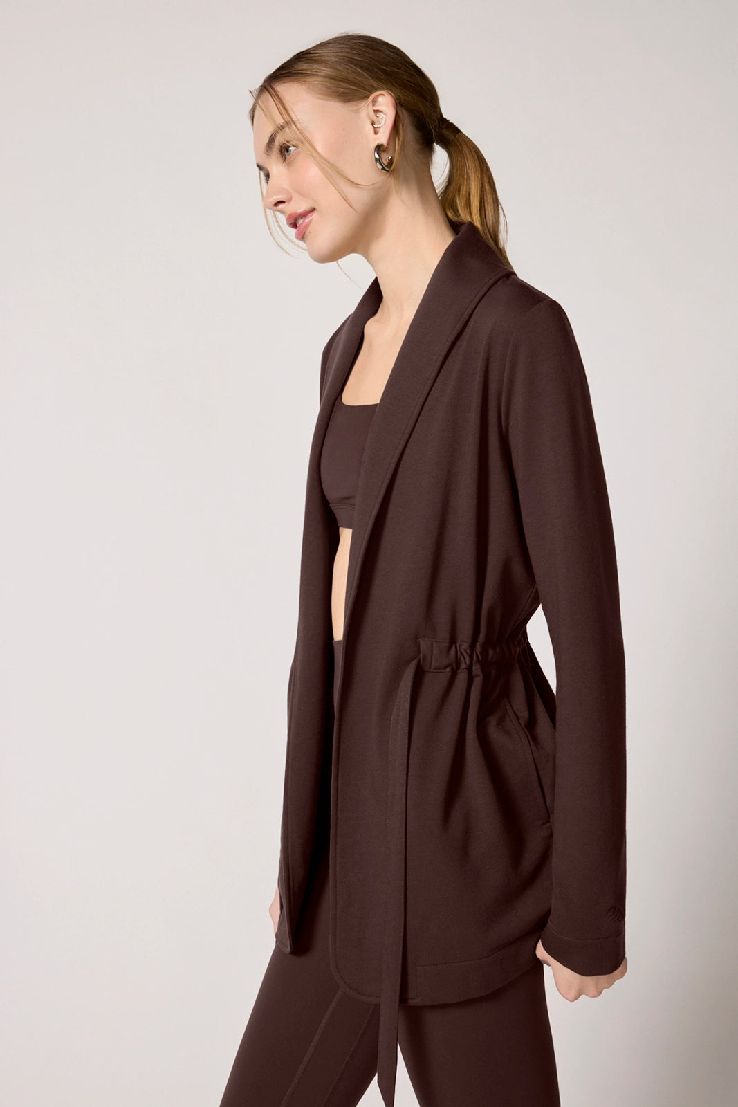 Cozy Fleece Cardigan - Java