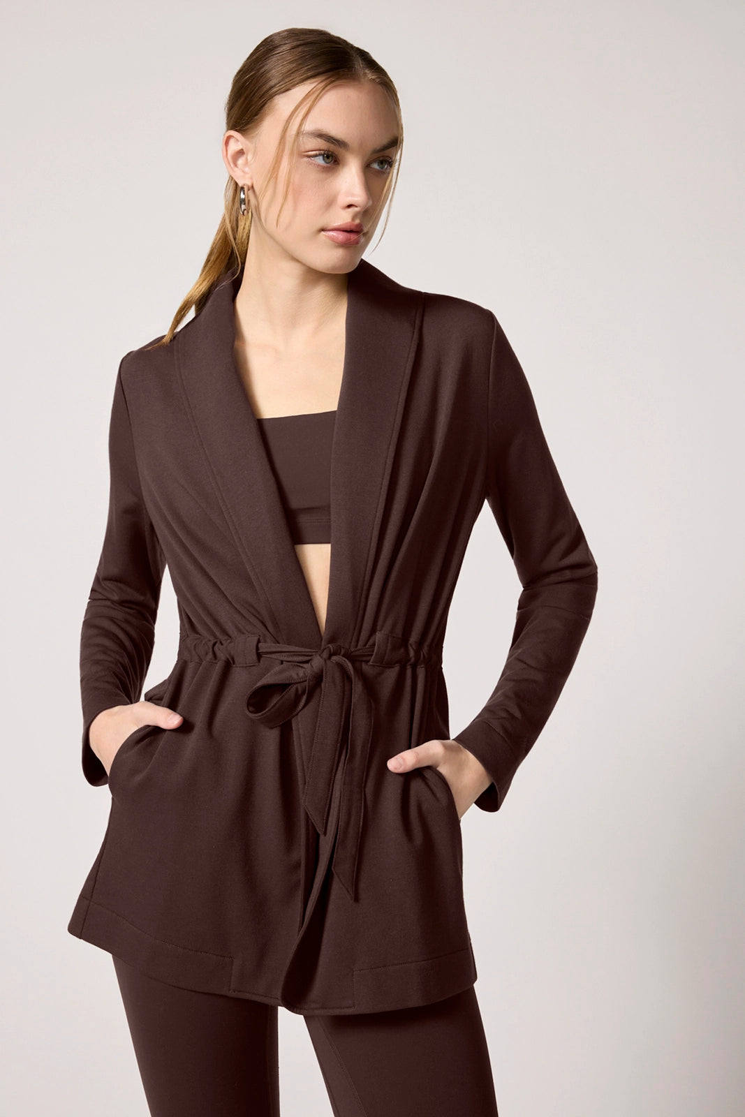 Cozy Fleece Cardigan - Java