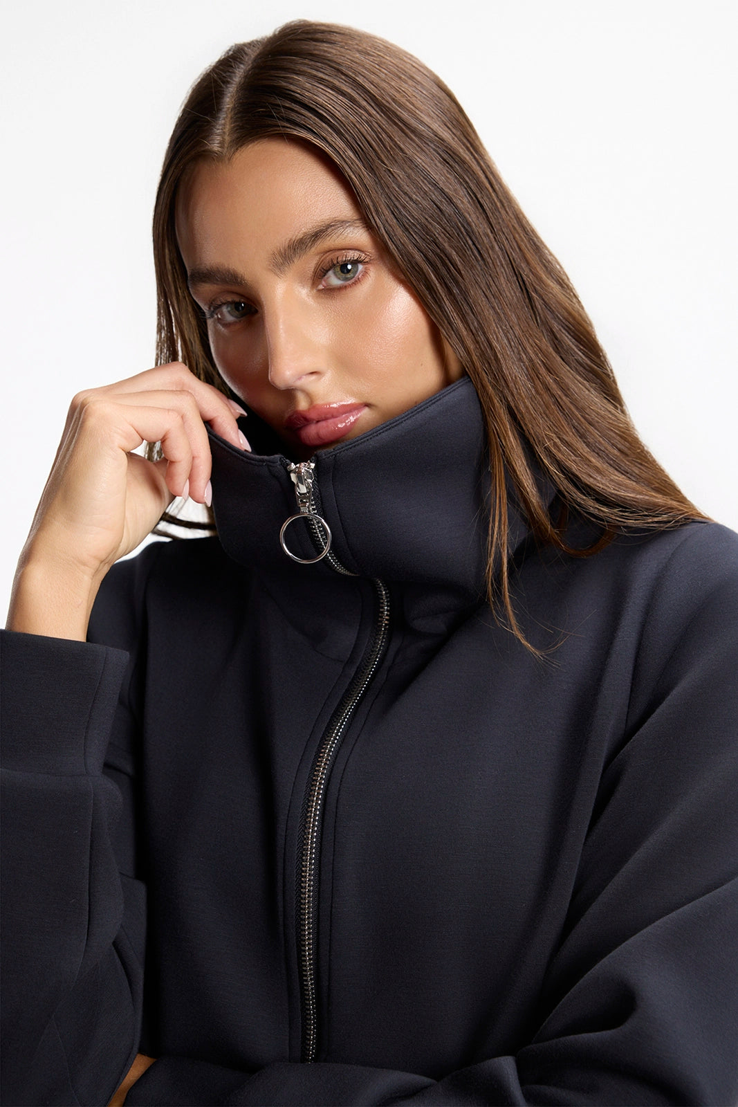 Dreamweave™ Oversized Jacket - Black
