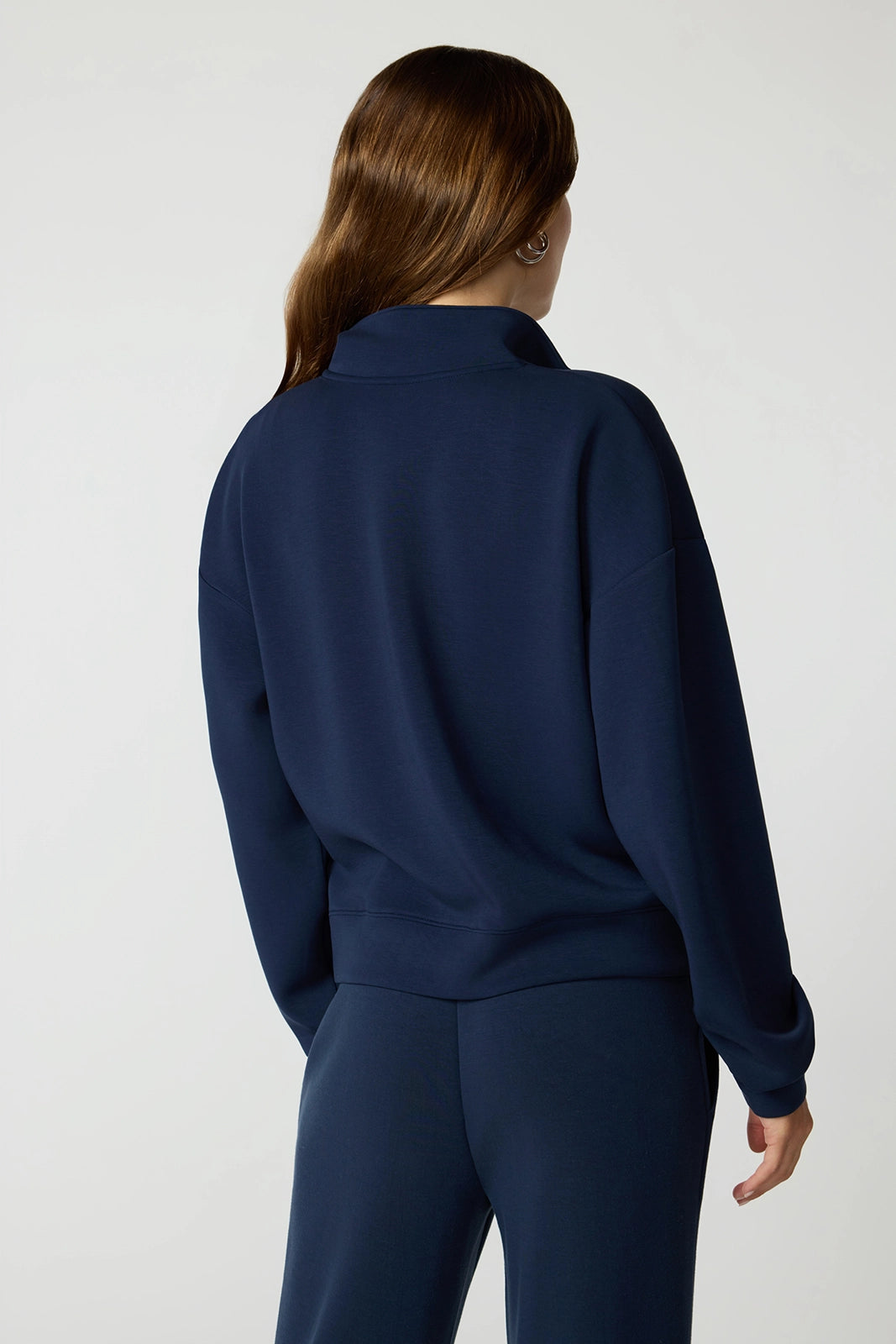 Dreamweave Crossover Pullover - Navy Blazer