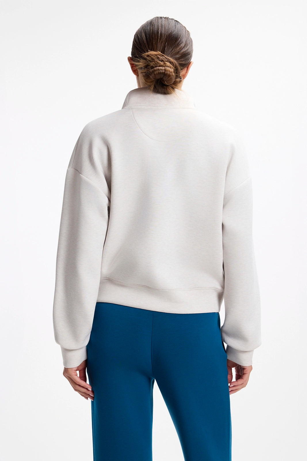 Dreamweave™ Crossover Pullover - Htr Moonbeam