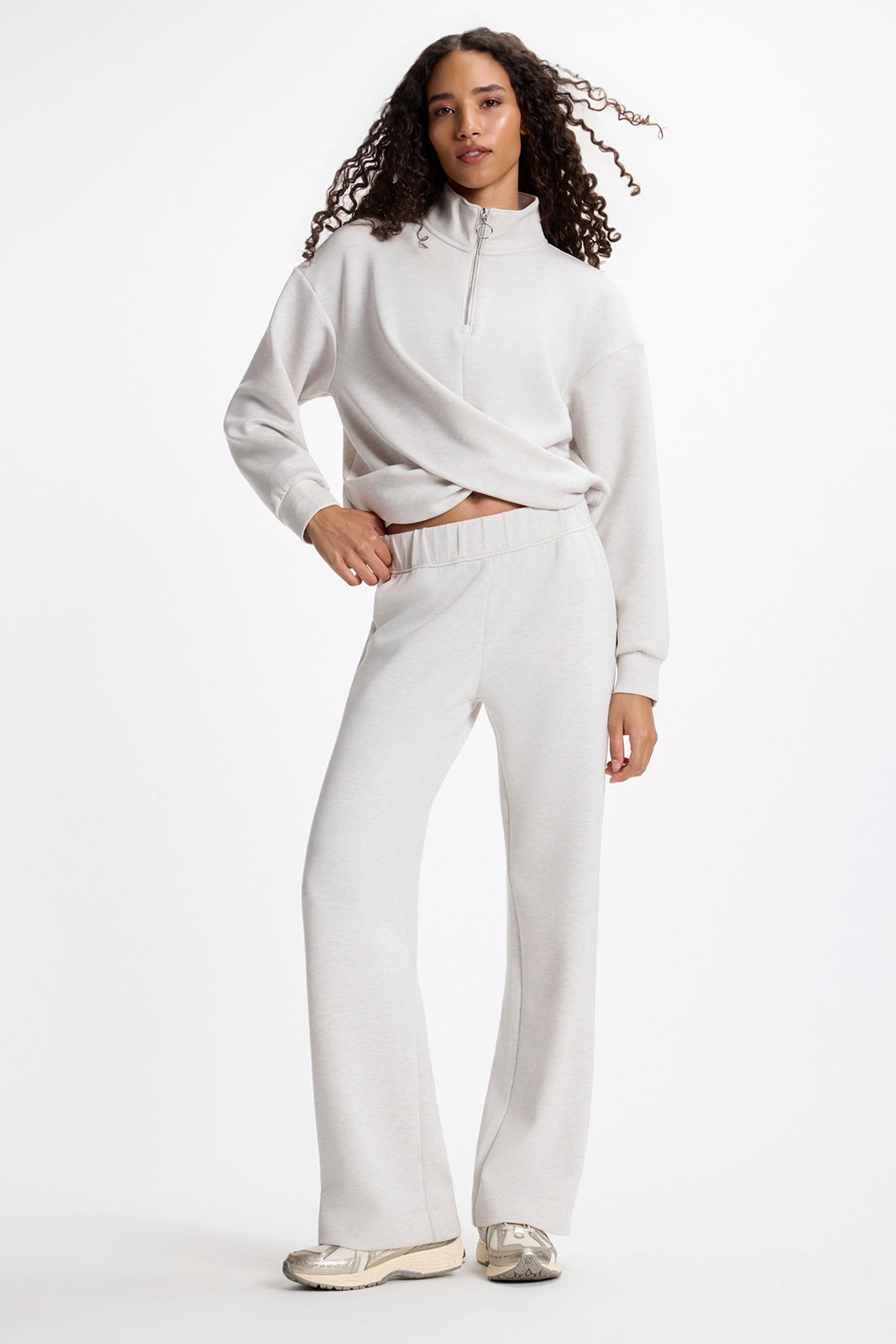 Dreamweave™ Crossover Pullover - Htr Moonbeam