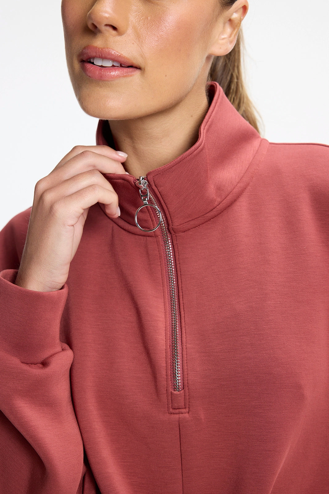 Dreamweave™ Crossover Pullover - Spiced Apple