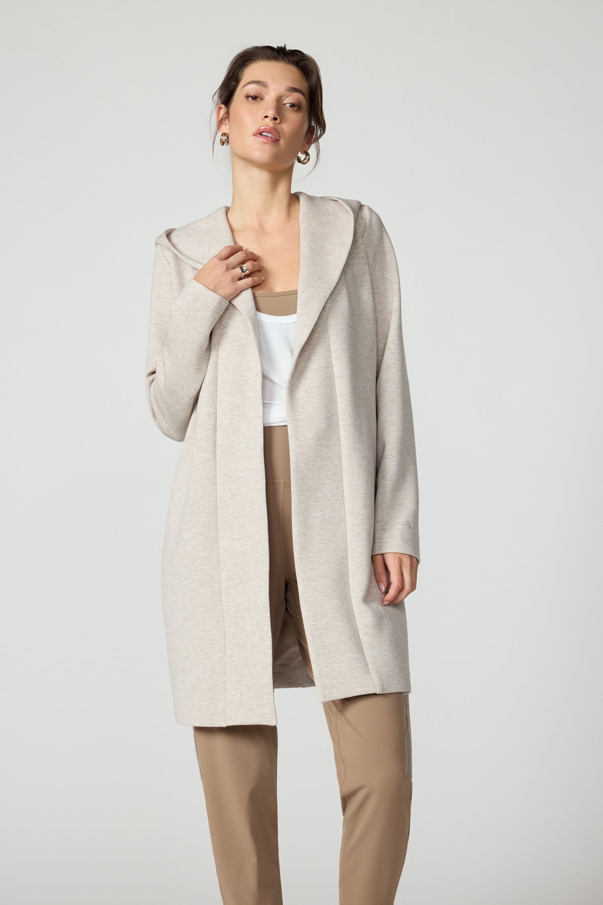 Dreamweave™ Cardigan - Htr Island Fossil | MPG Sport