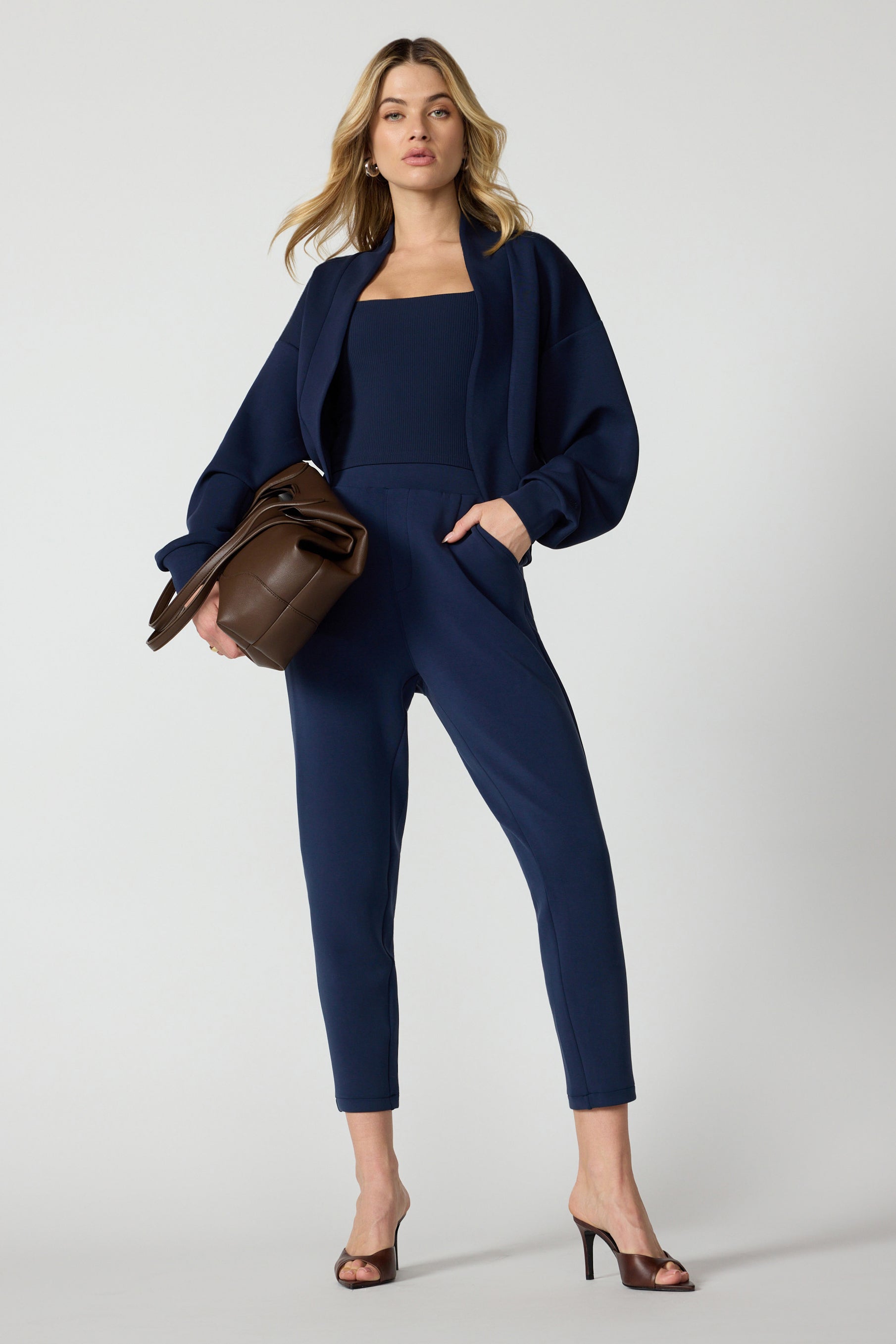 Dreamweave Shrug - Navy Blazer