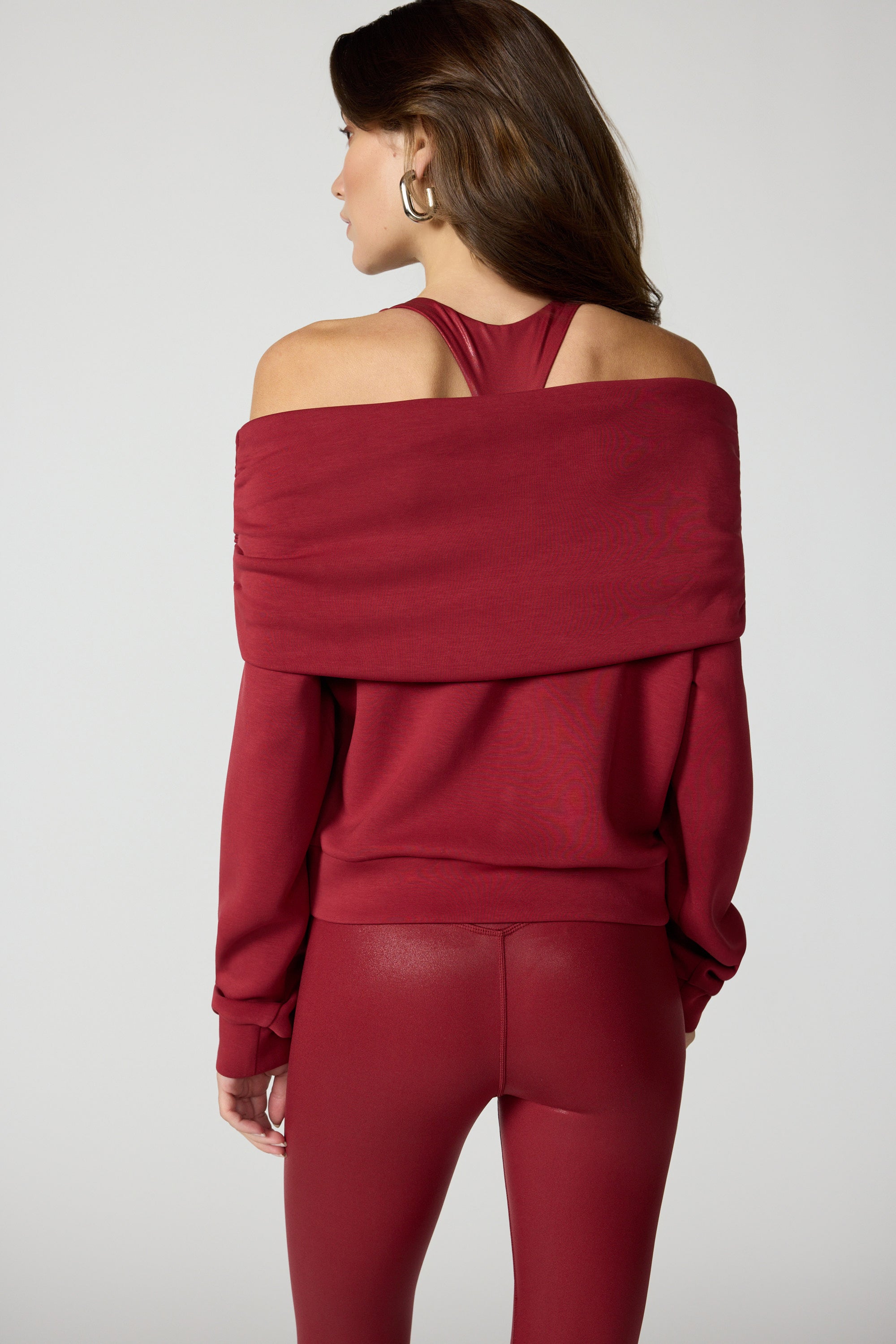 Dreamweave Off The Shoulder - Merlot