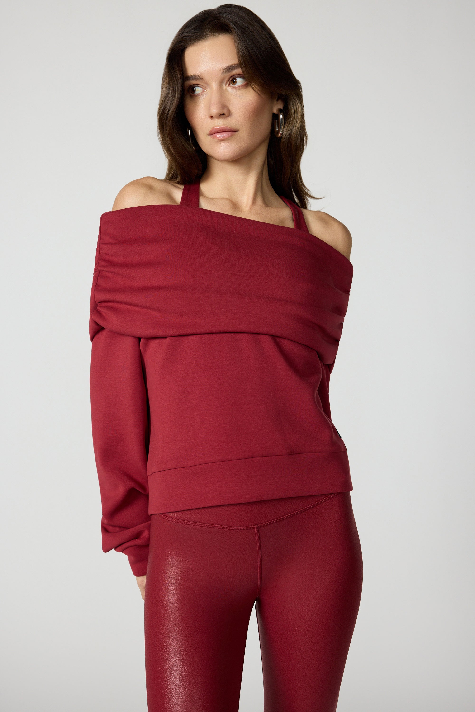 Dreamweave Off The Shoulder - Merlot