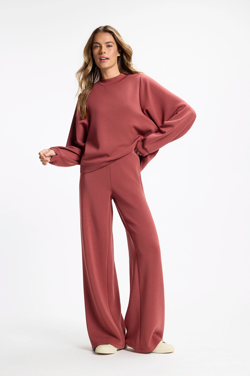 Dreamweave™ Crew Neck with Dropped Armhole - Spiced Apple