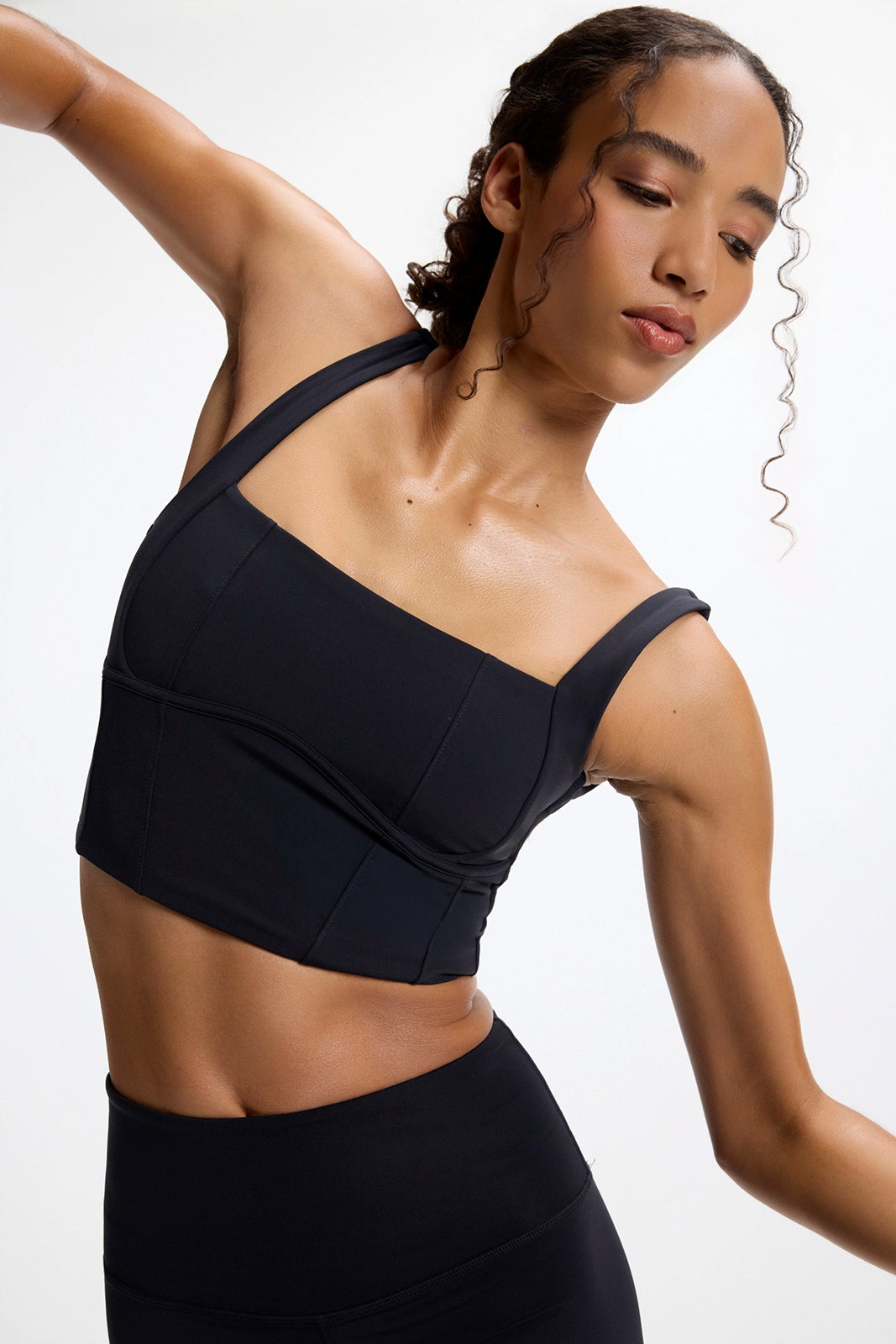 Sculpt Balconette Longline Bra - Black
