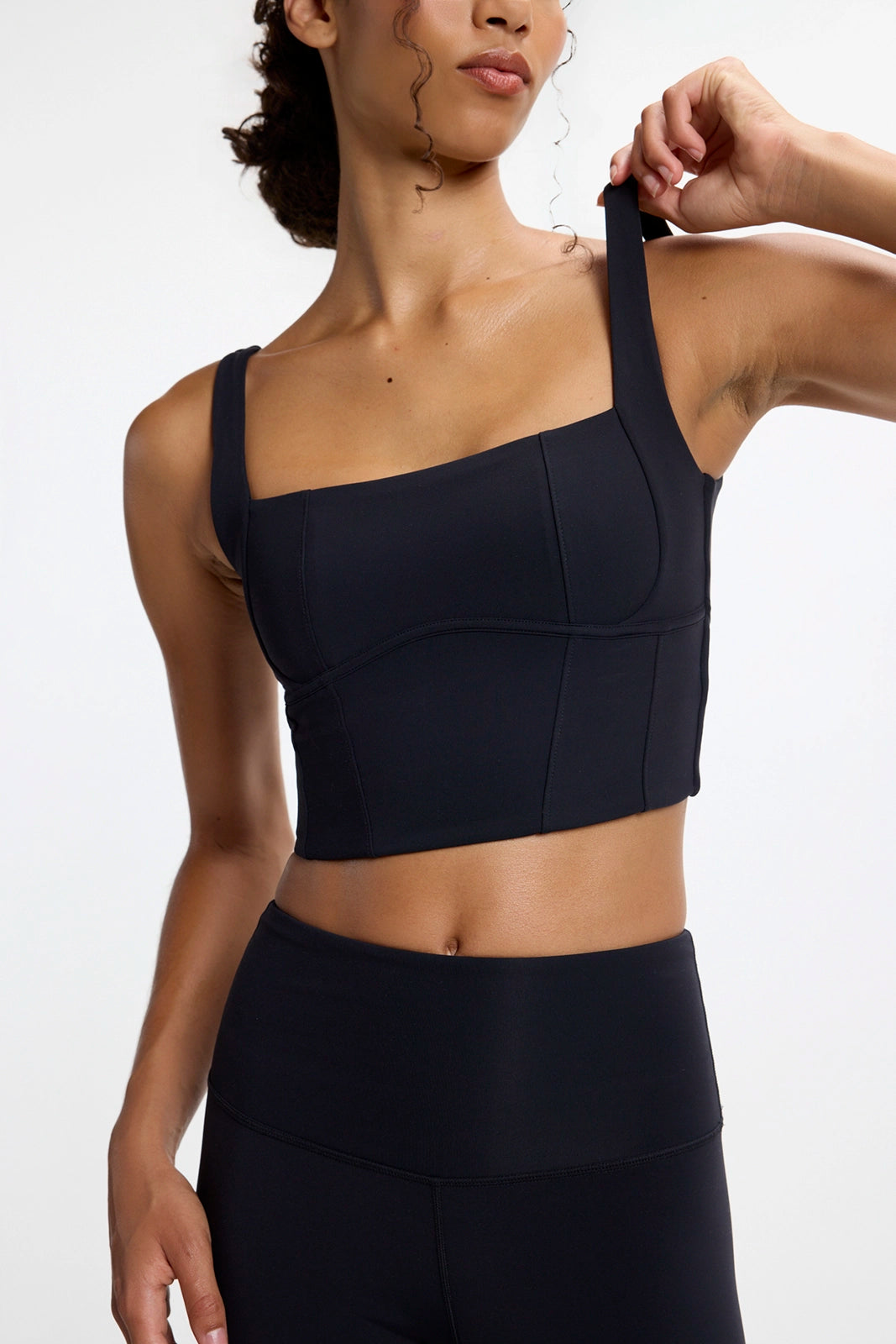 Sculpt Balconette Longline Bra - Black