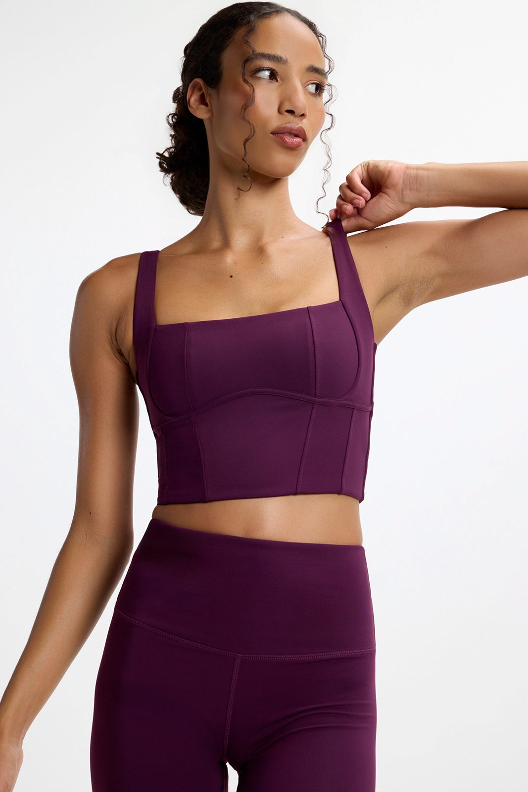 Sculpt Balconette Longline Bra - Potent Purple