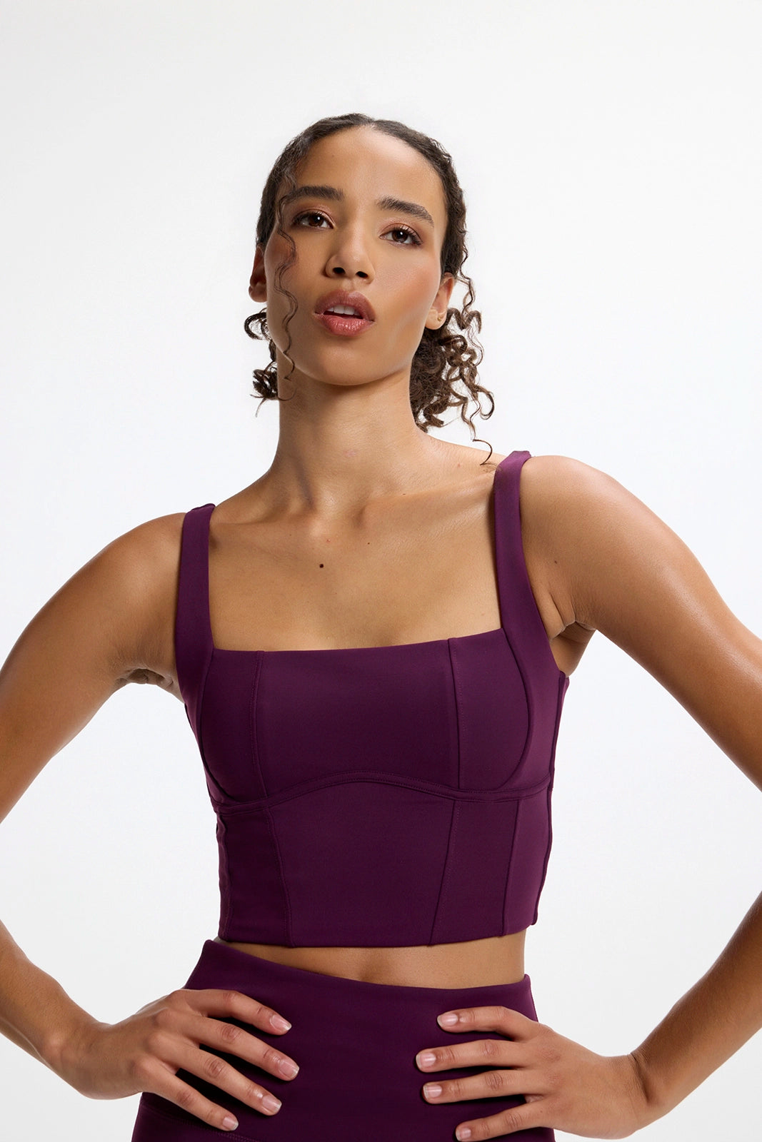Sculpt Balconette Longline Bra - Potent Purple