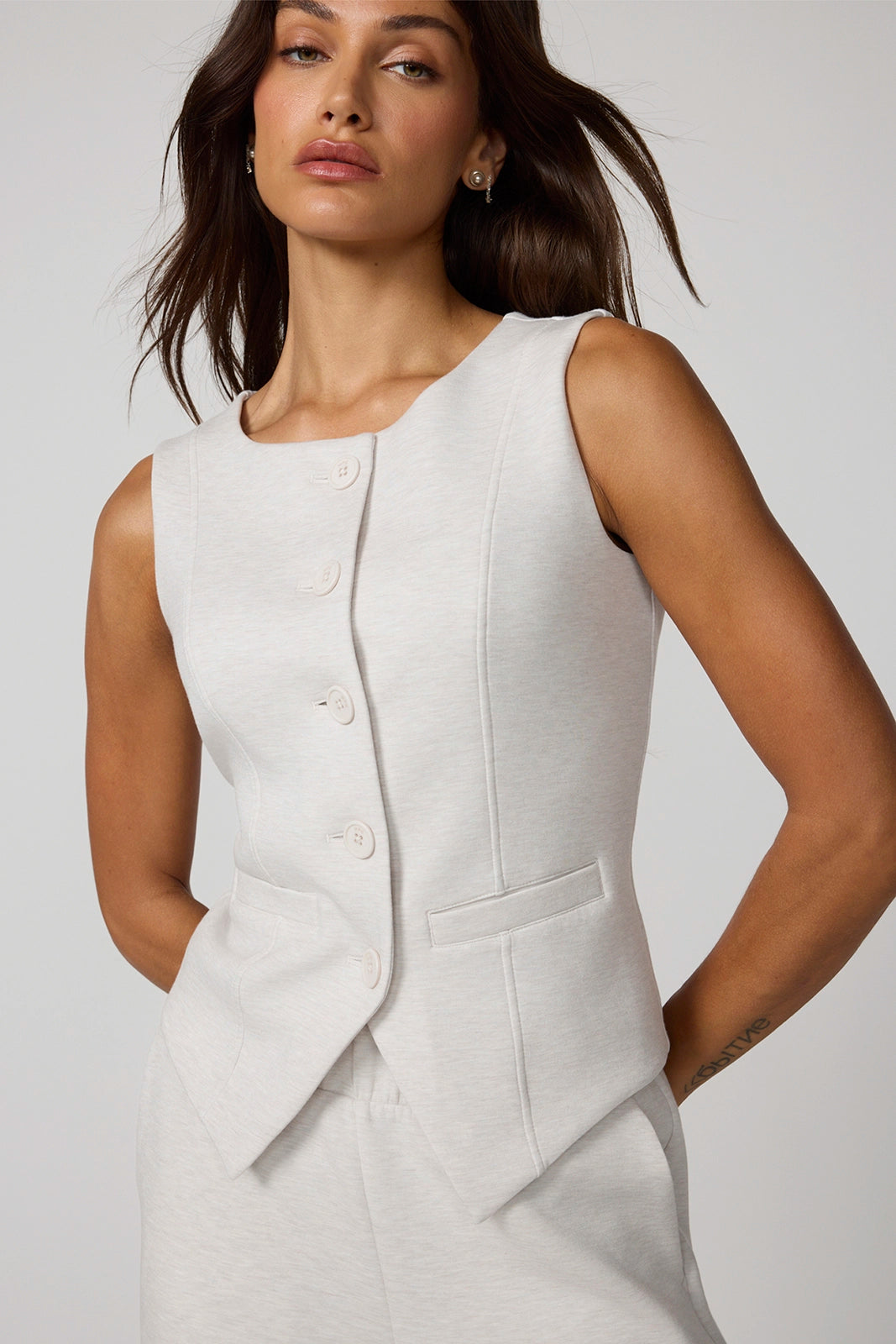 Dreamweave™ Vest - Htr Moonbeam