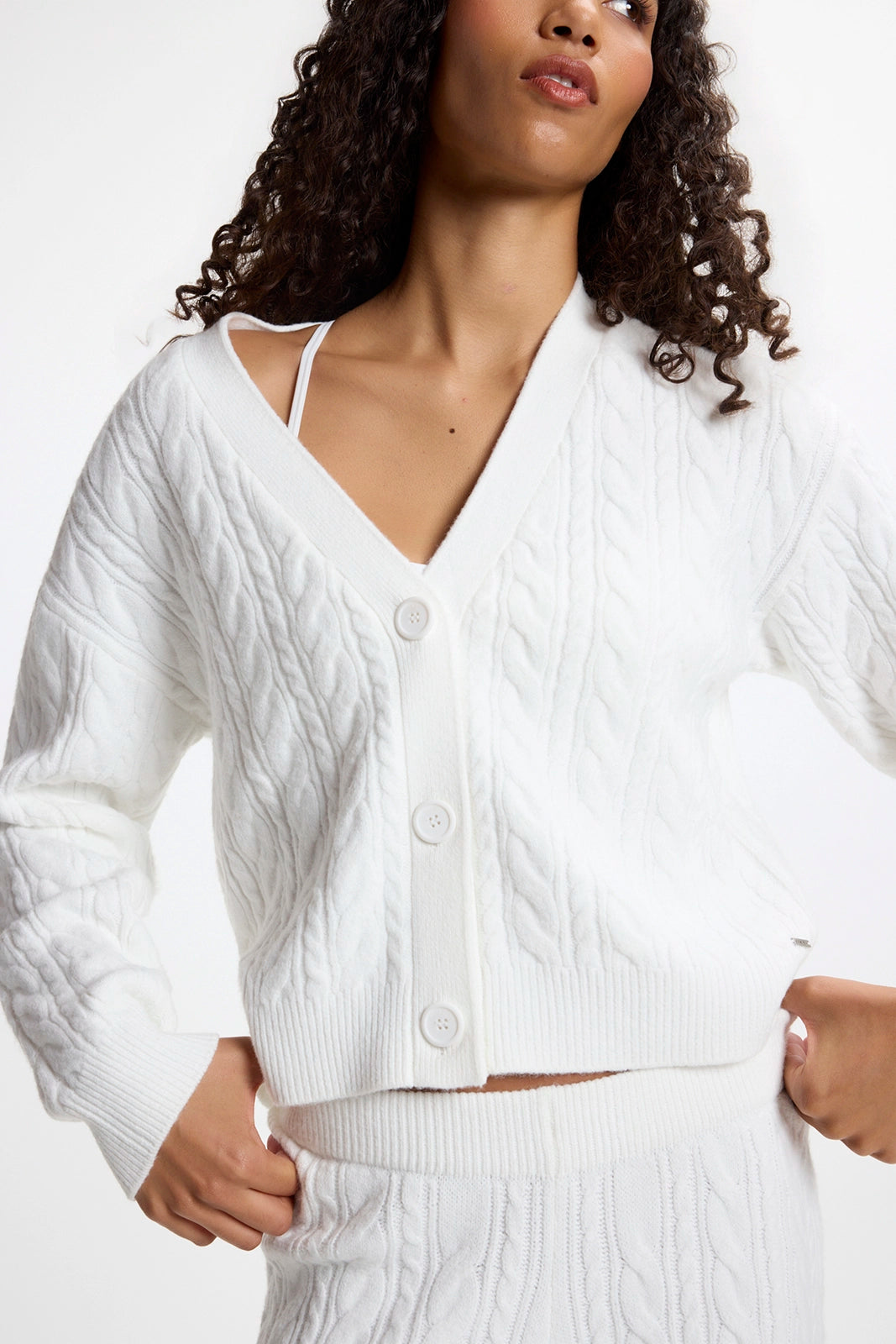 Cozy Cable Knit Set