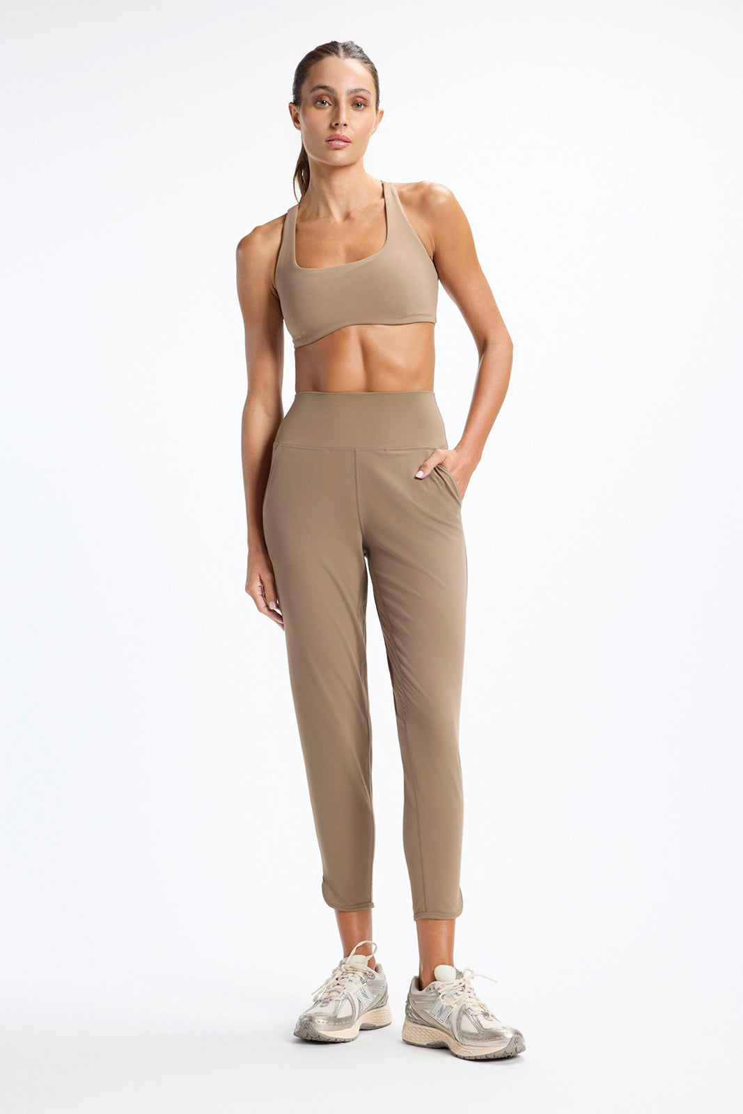 Cloud V-Strap Bra - Caribou