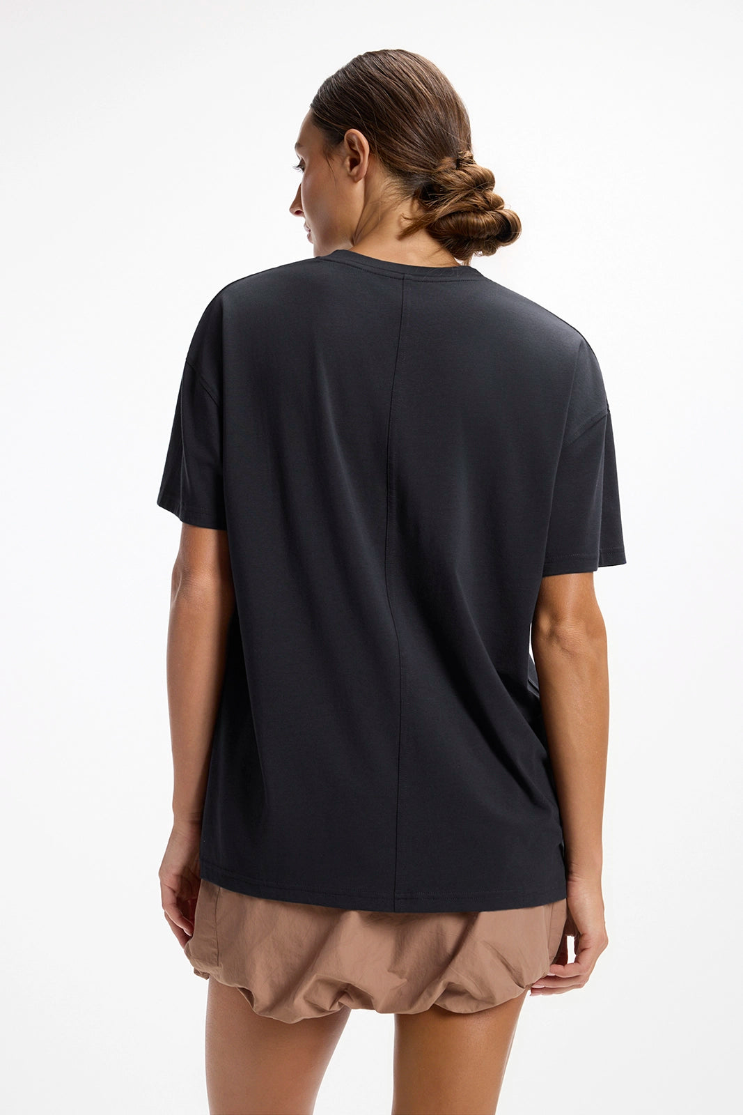 Pima Relaxed Tee - Black