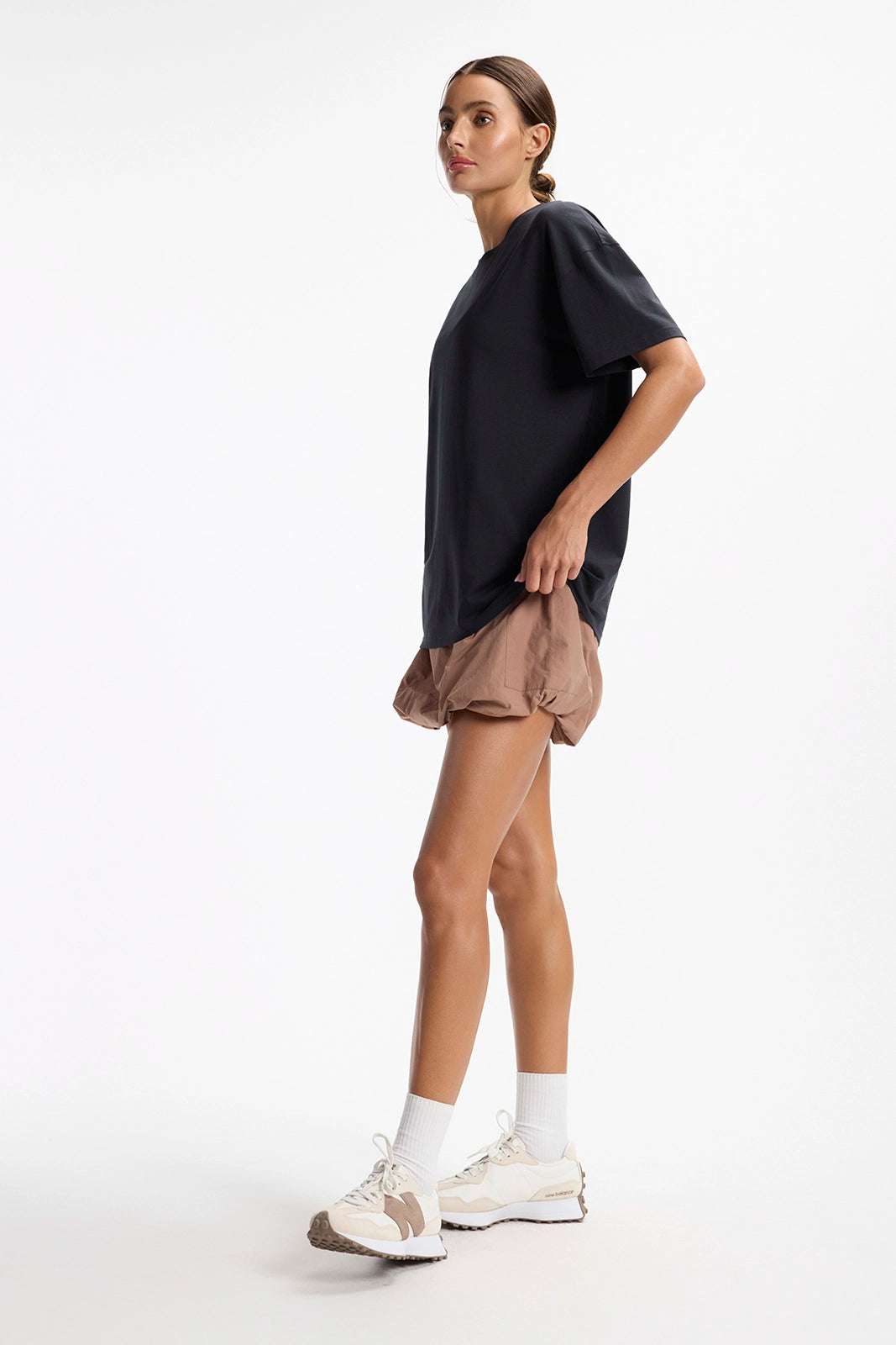 Pima Relaxed Tee - Black