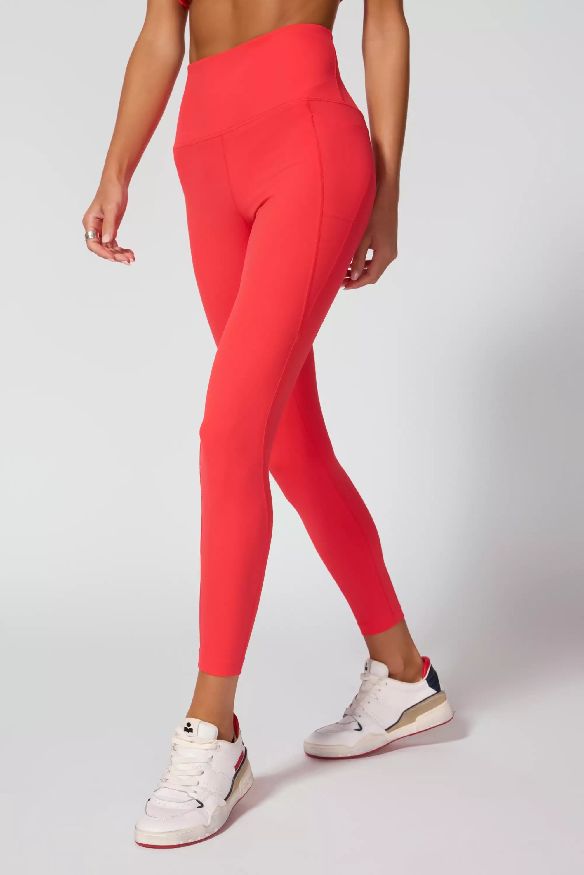 Legging de poche latérale vitale - Hibiscus