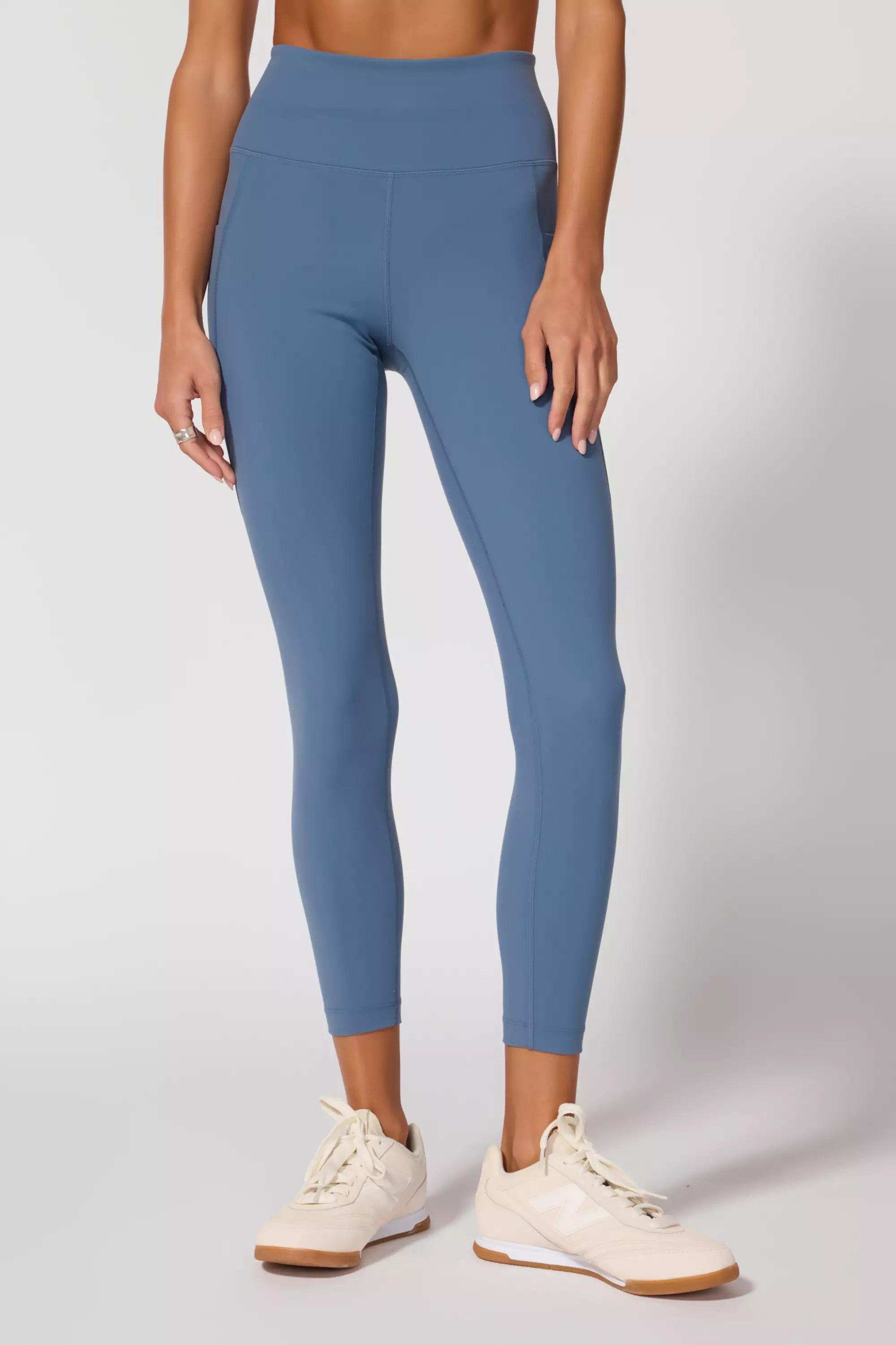 Legging de velocidad con bolsillo - Azul de gasolina