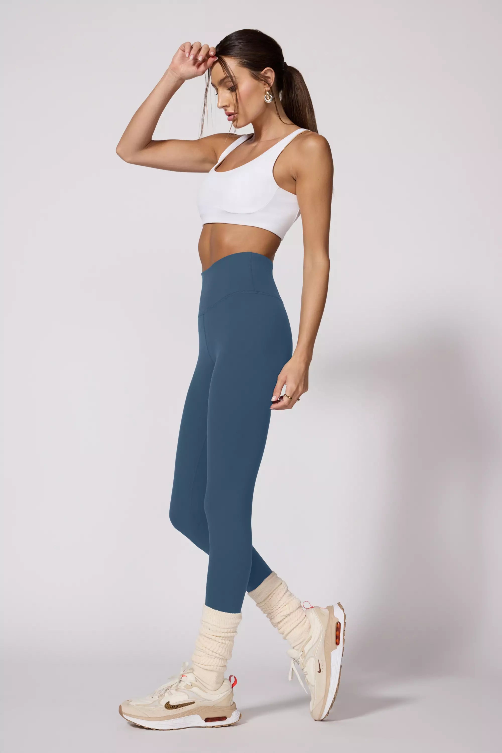 Legging de vitesse - bleu à essence