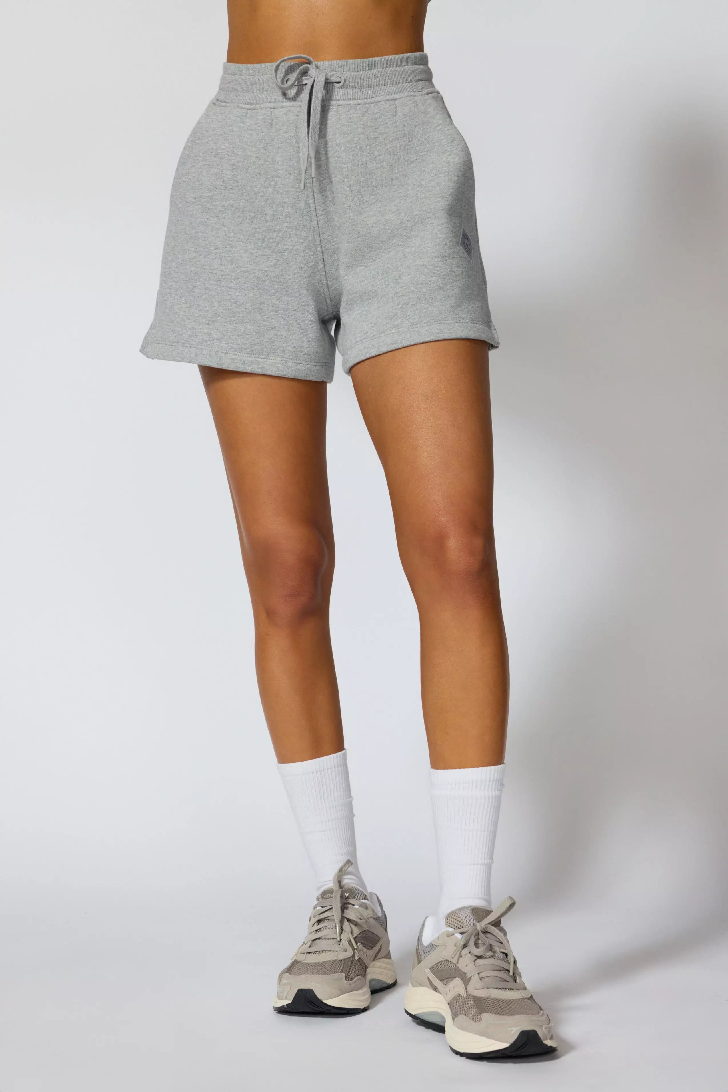 Luxefleece Boyfriend Sweatshirt & Short Bundle in Aperol Spritz