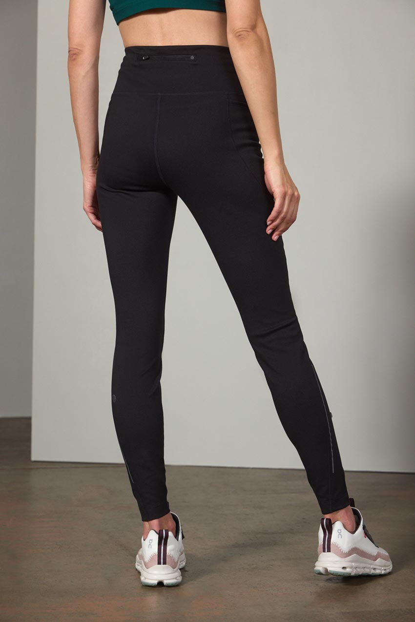 Explore Recycled Polyester High-Waisted Cut-To-Length Legging 27