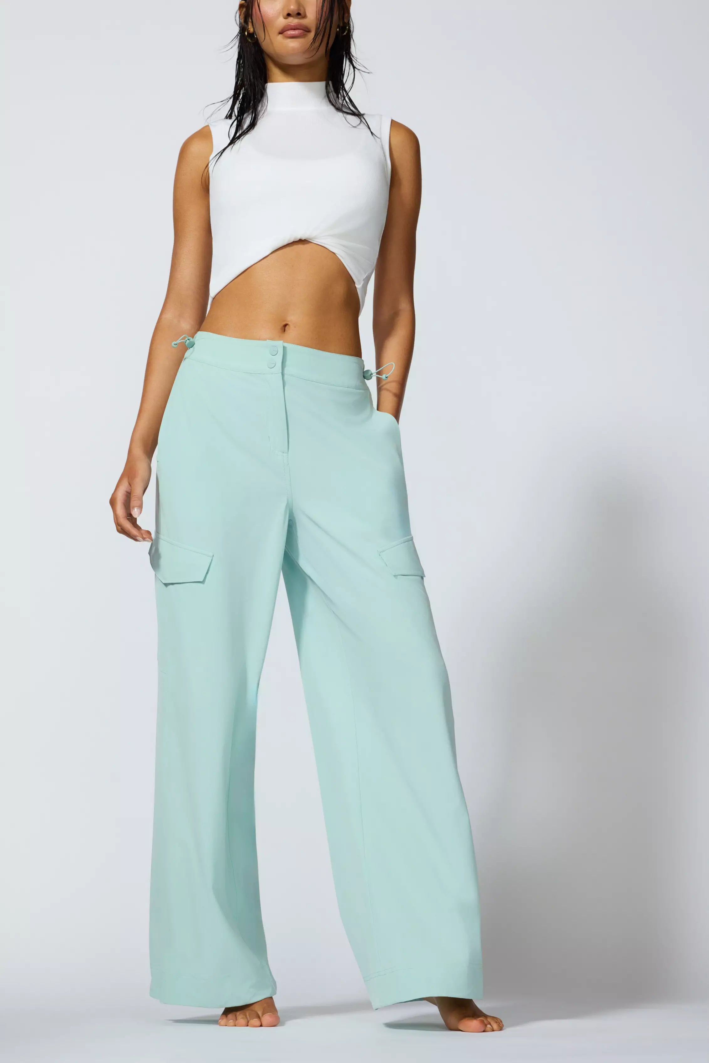 Inspirer le pantalon de cargaison - Blue Haze