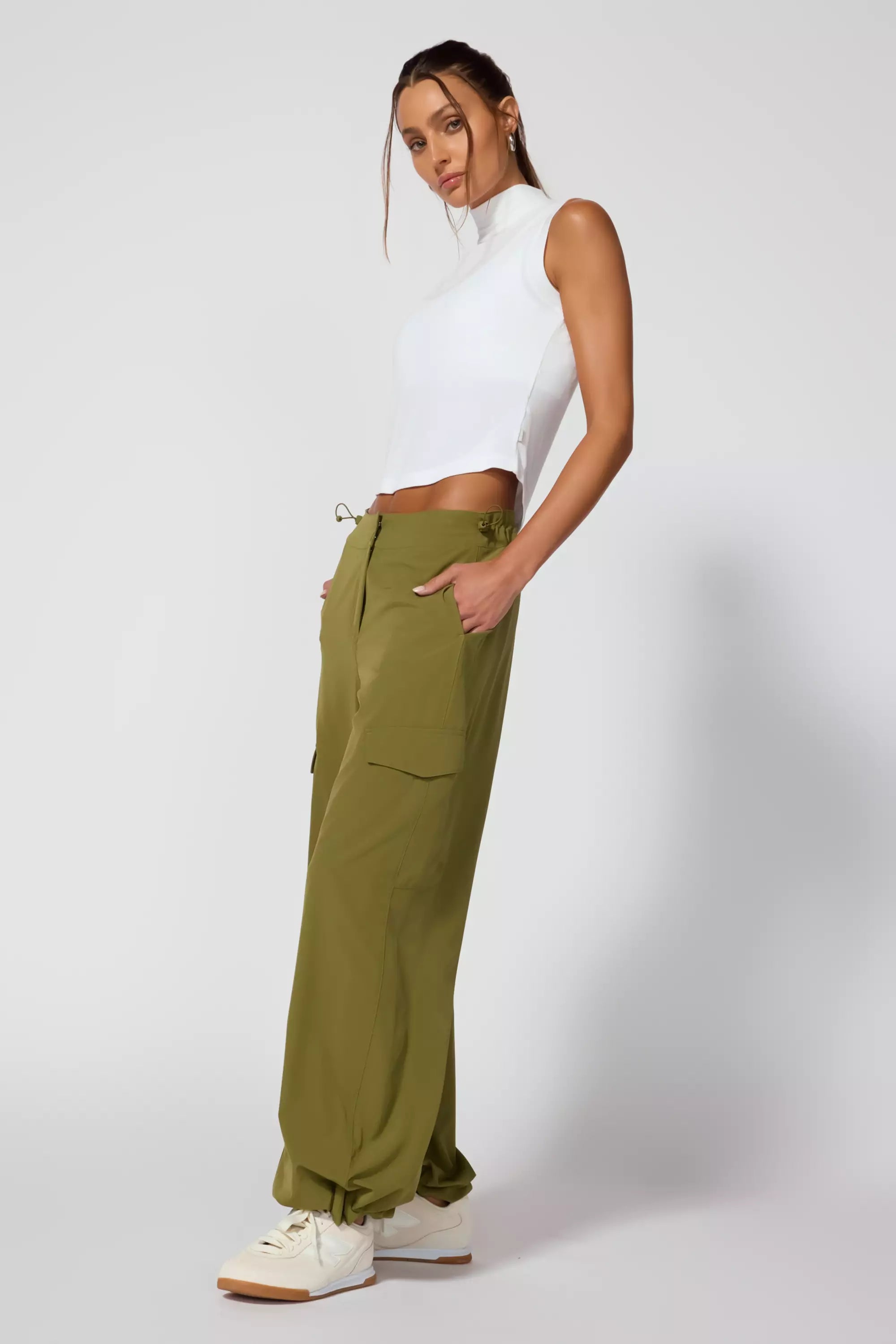 Inspirer le pantalon cargo - Avocado profond