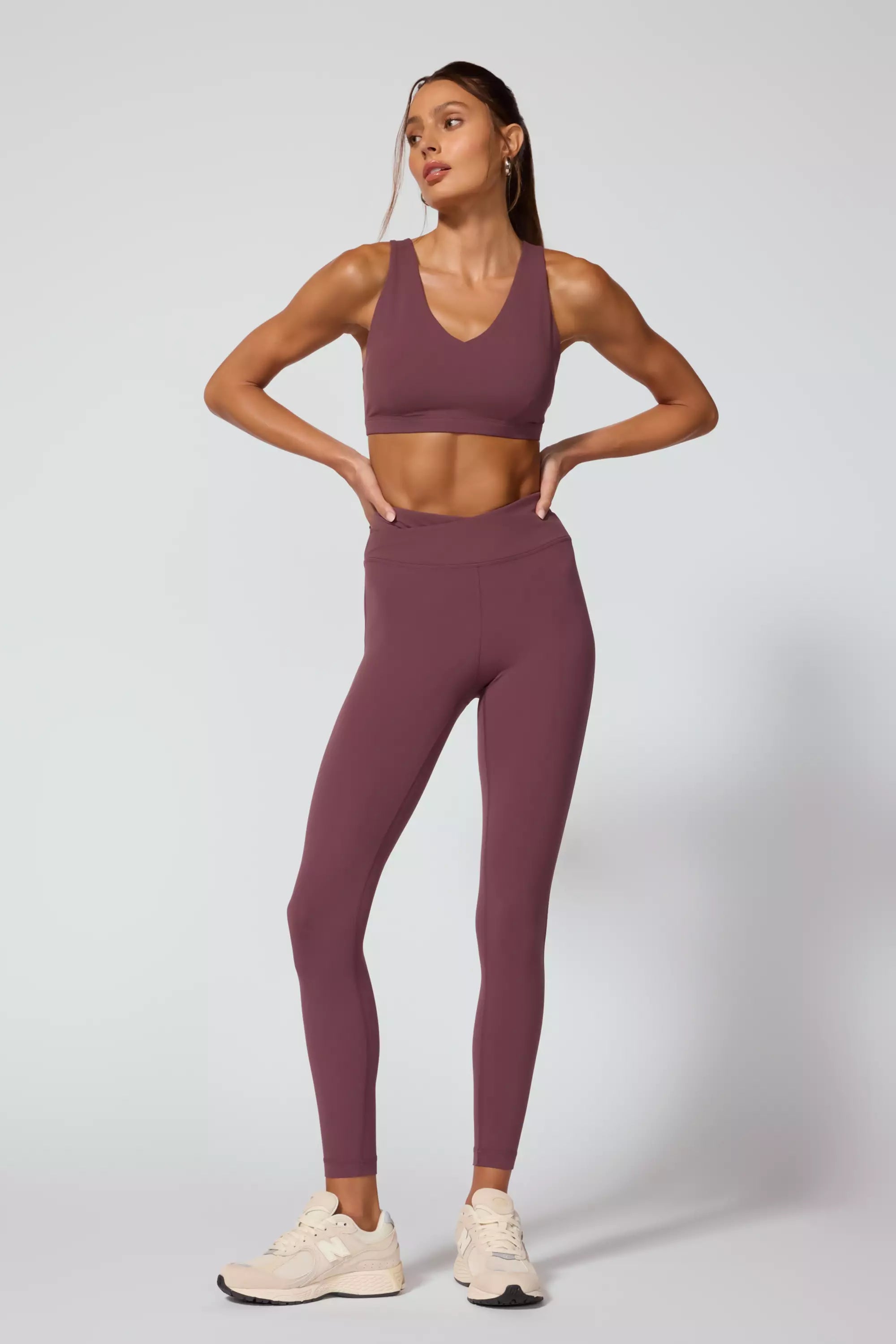 Legging vital crossover - arándano