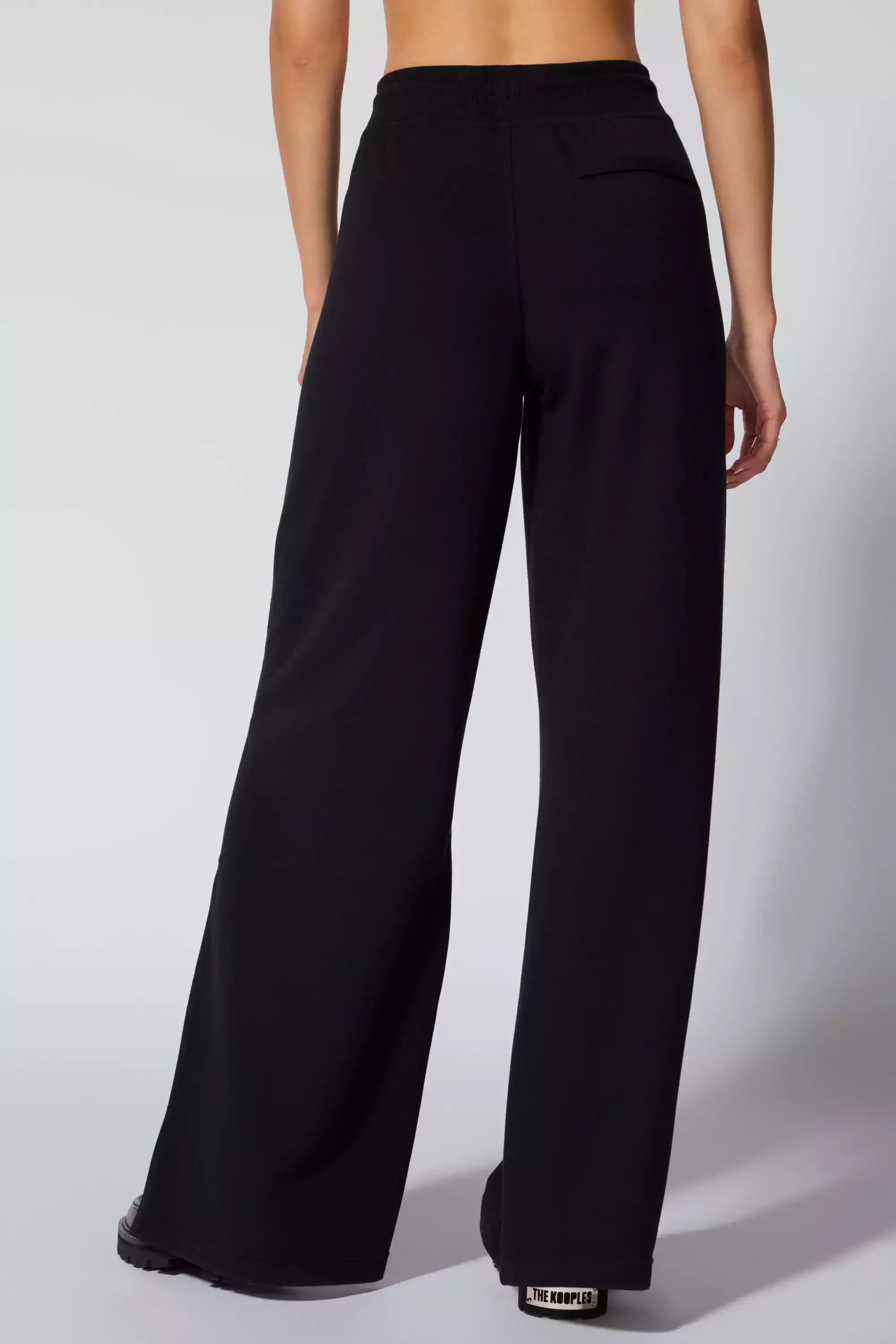 【SCENERITY】Letter Wide Pants Serenity Wide Leg Pant - Black | MPG Sport