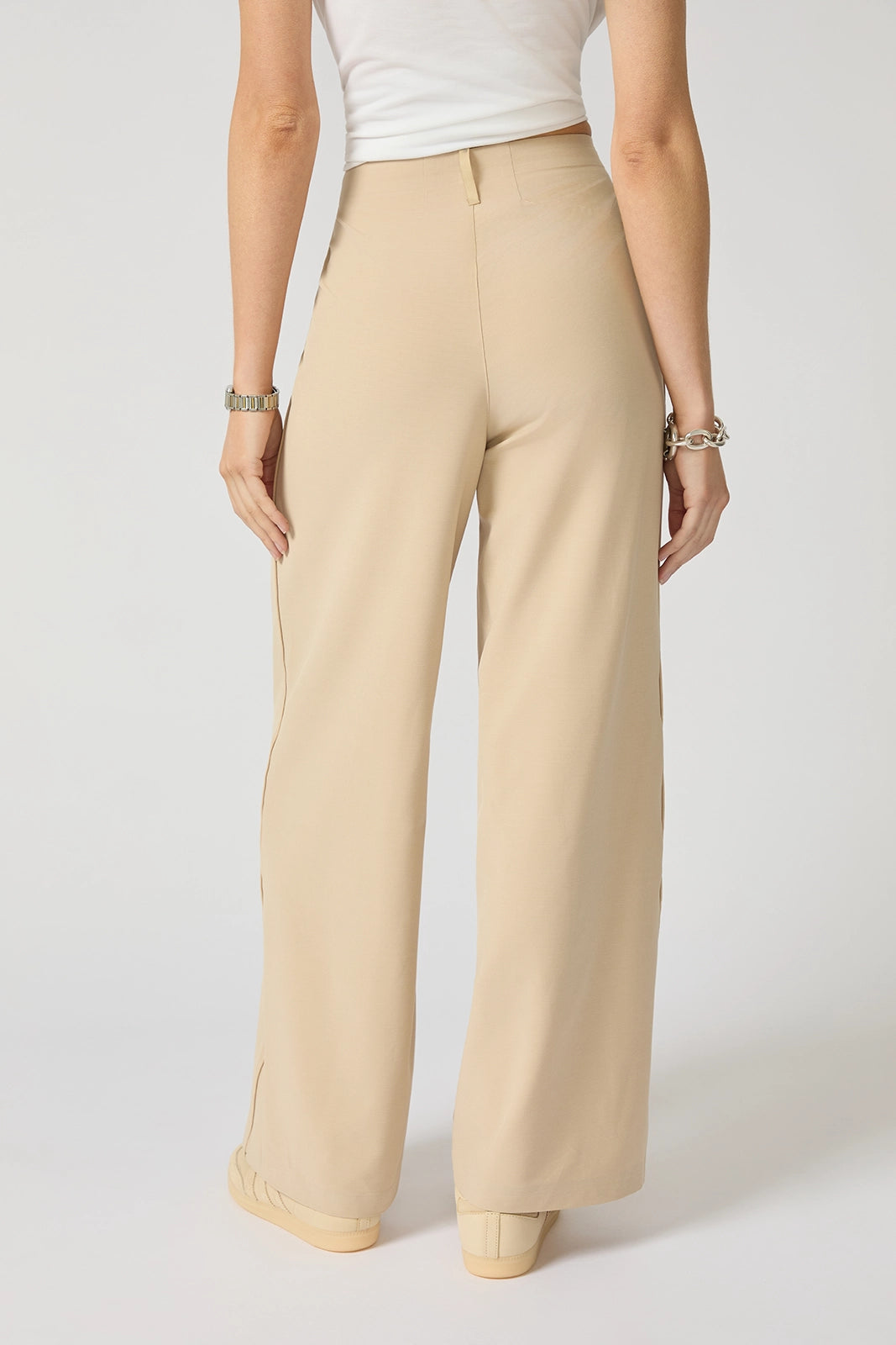 Ripstop Wide Leg Pant - Irish Cream