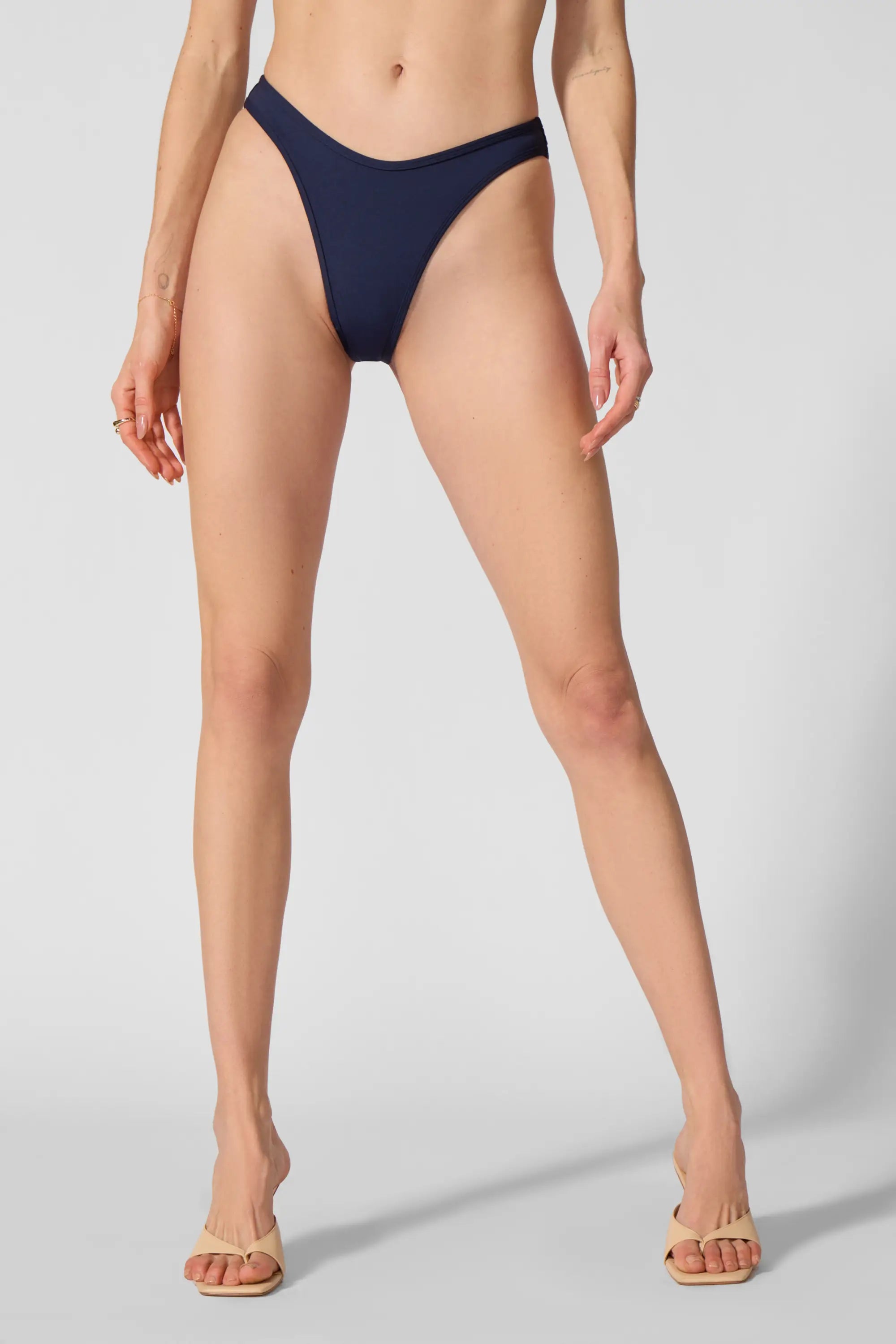 High Leg Bikini - Navy Blazer