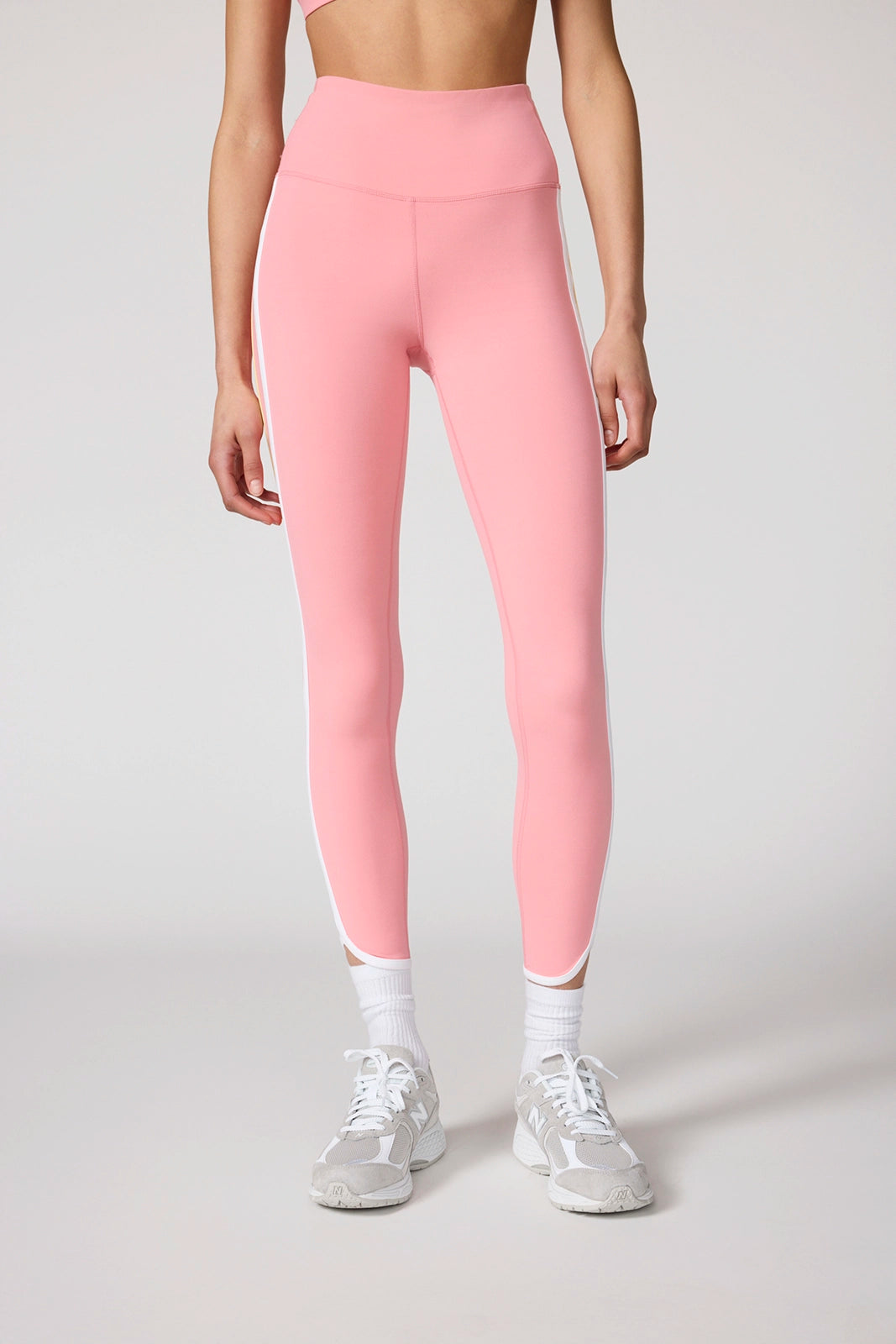 Cloud Duo Stripe Legging - Strawberry Ice