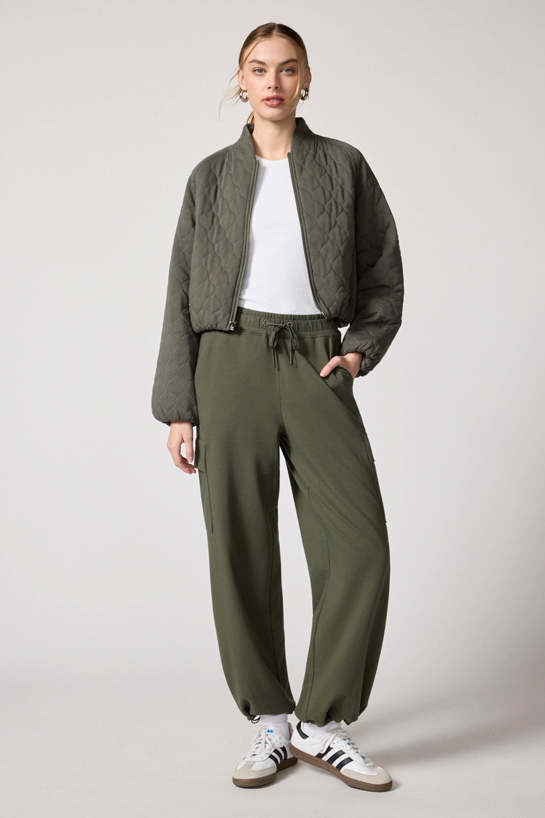 Luxe Terry Cargo Jogger - Kambaba