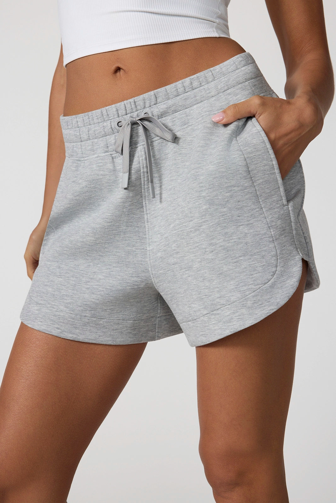 Dreamweave™ Retro Short - Htr Concrete