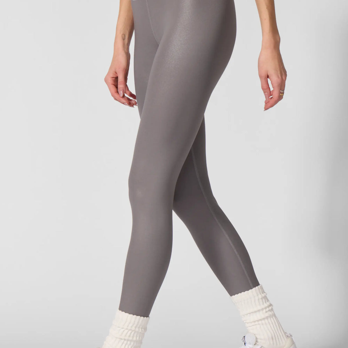 レッグウェア papier / Hope you like leggins/grey CLOUD-PEPPER-MID-