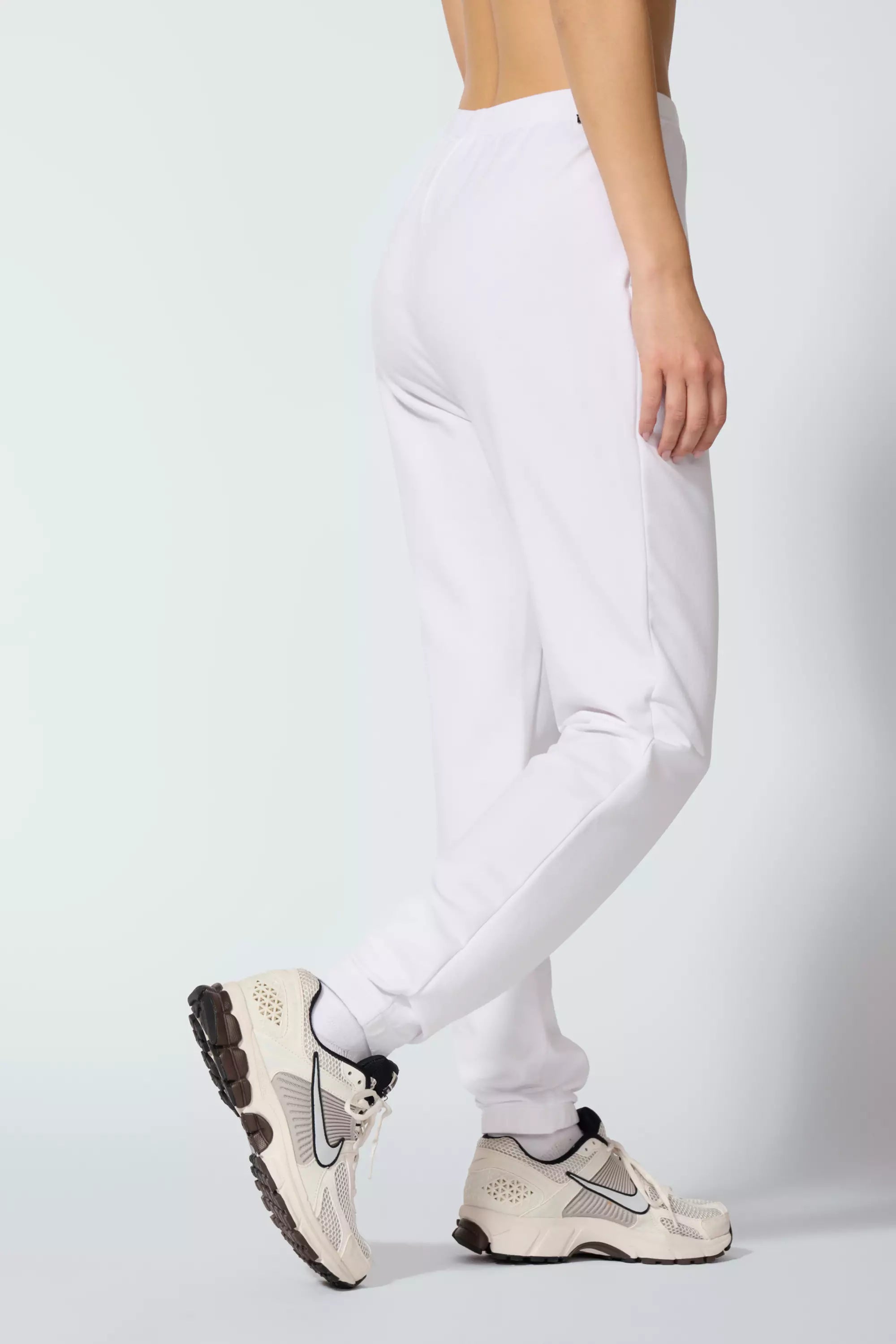 Cozy Fleece Slim Jogger - Brilliant White