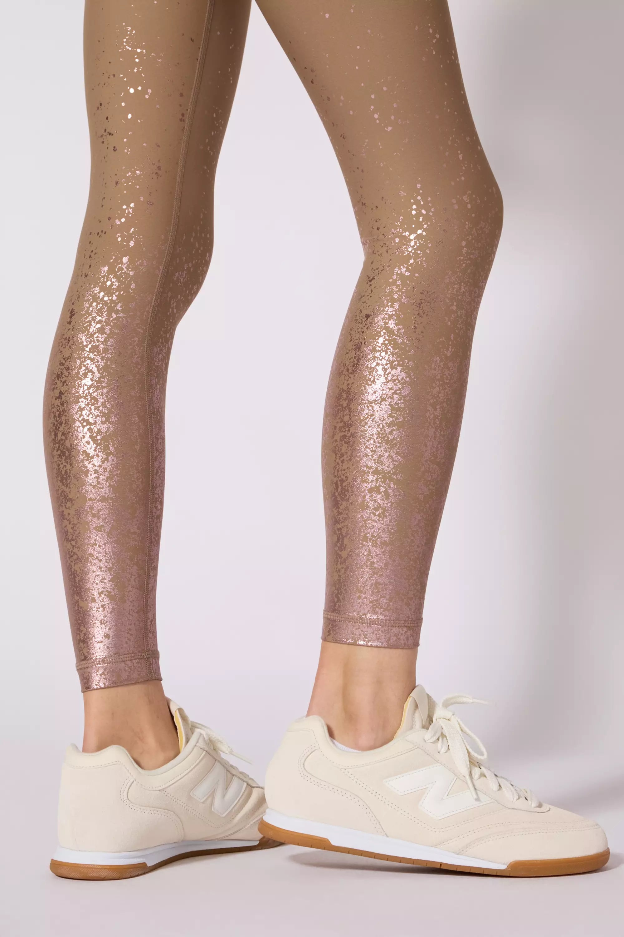 Foil Print Legging - Caribou