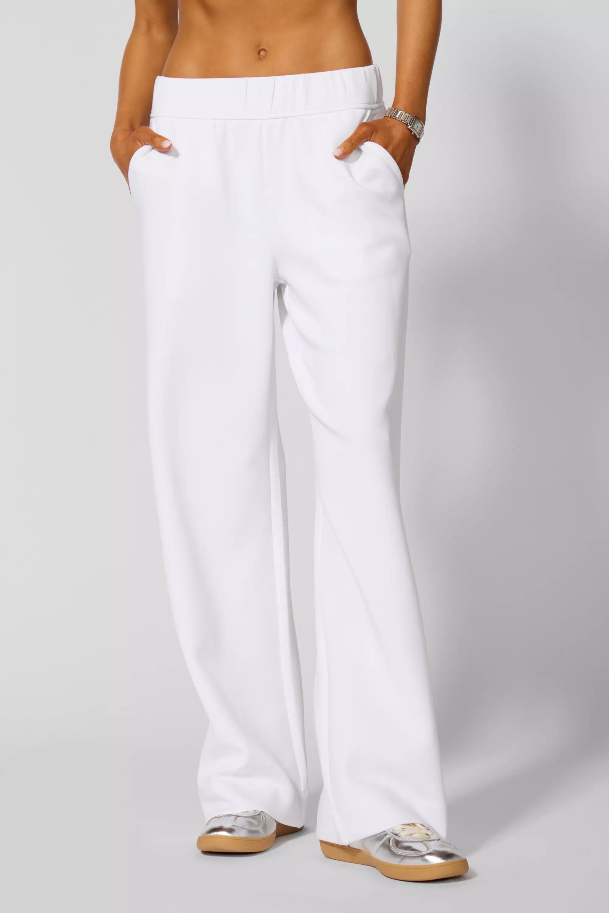 Dreamweave détendu pantalon - blanc brillant