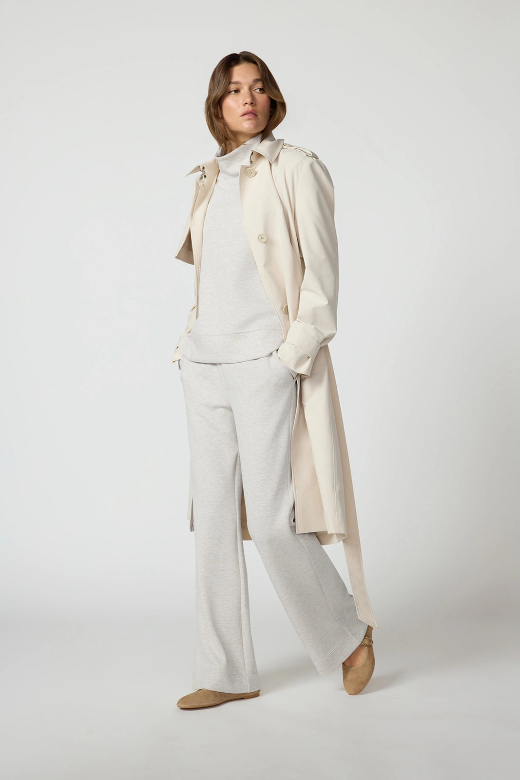 Dreamweave Relaxed Pant - Htr Moonbeam