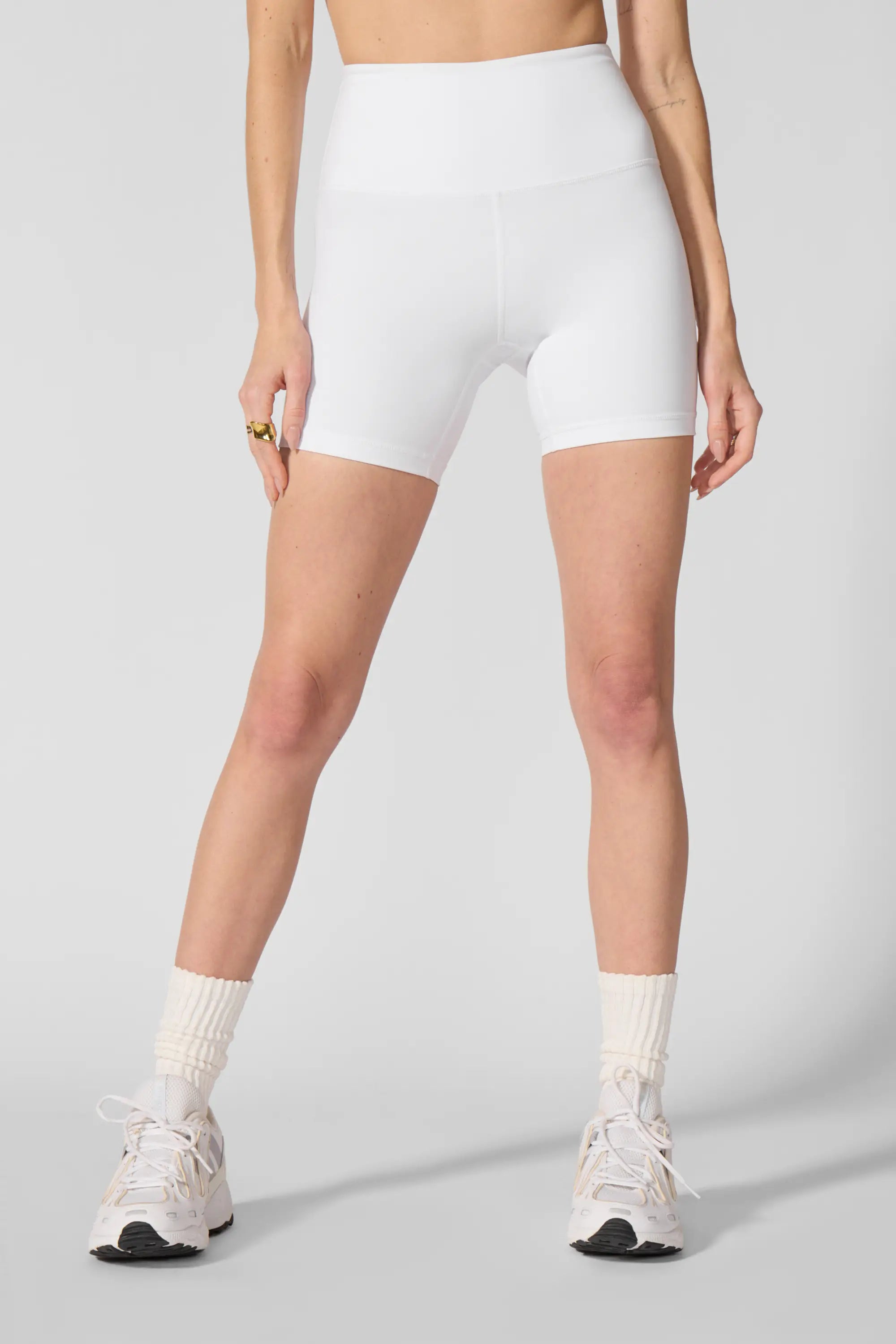 Sculpt Short - Blanco brillante