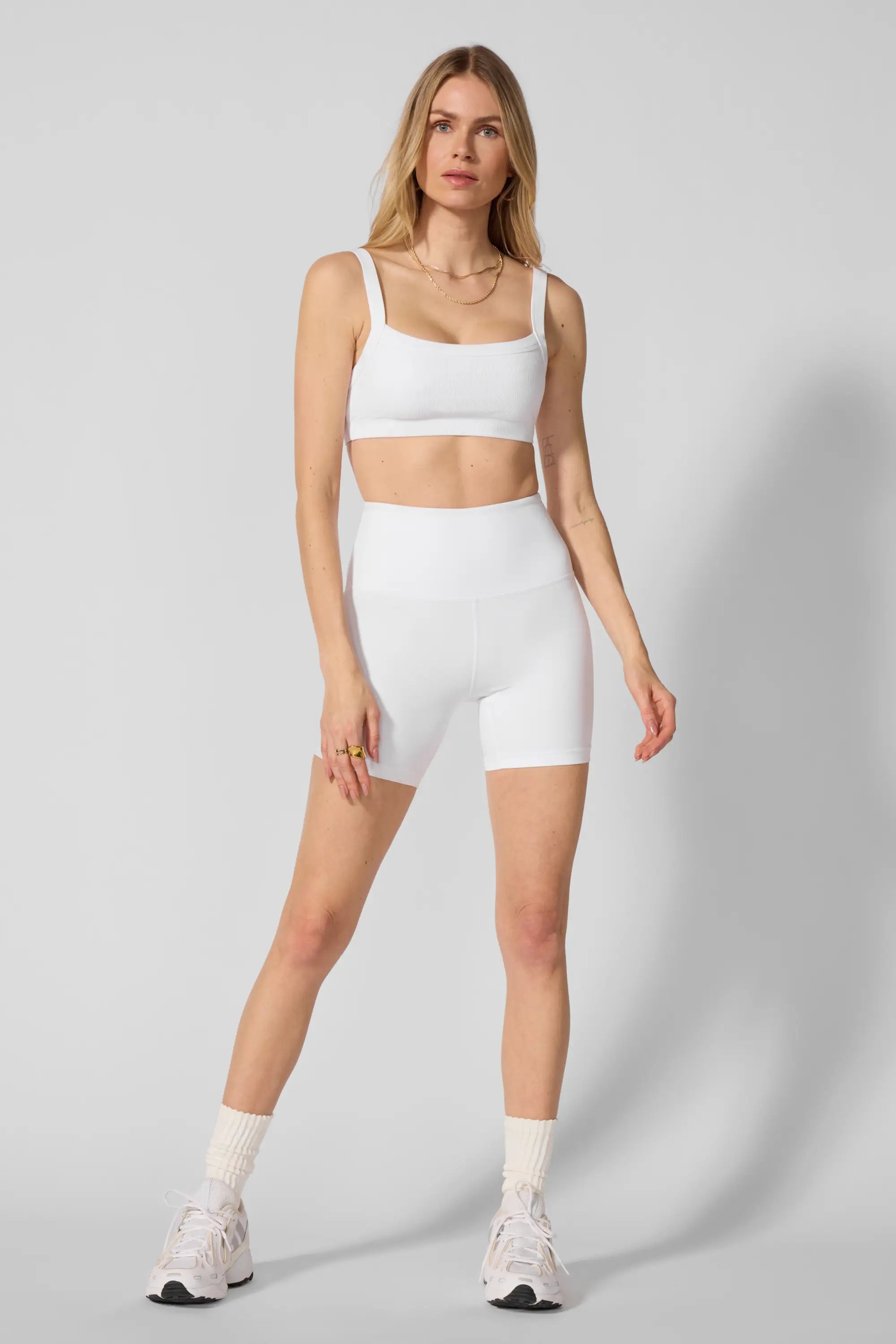 Sculpt Short - Blanco brillante