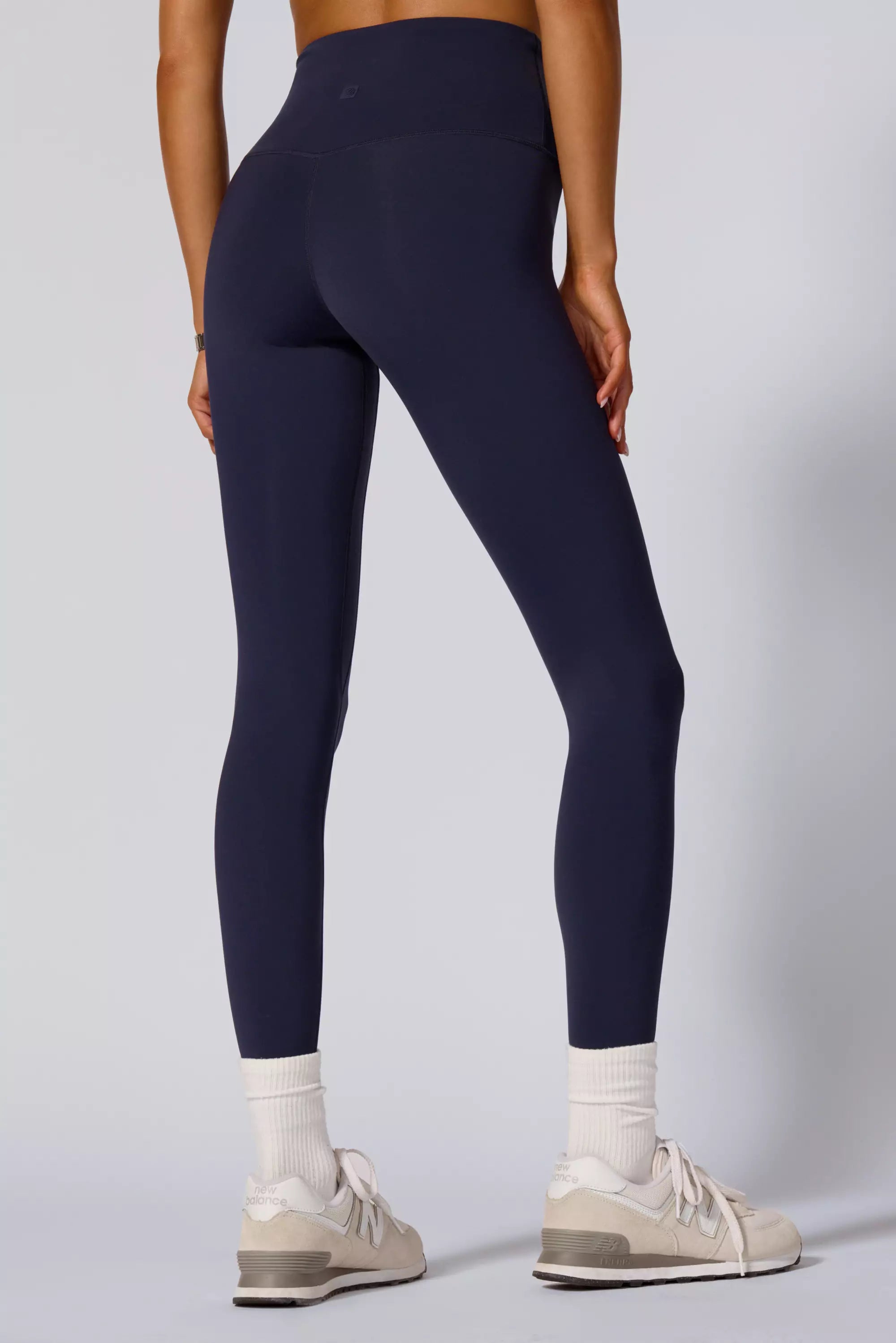 Legging de escultura - Blazer azul marino